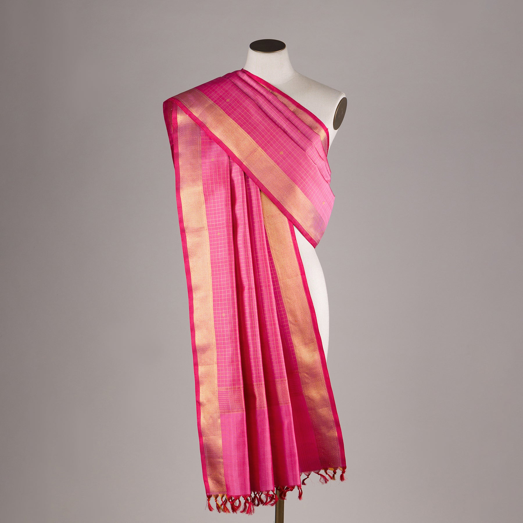 Kanakavalli Kanjivaram Silk Dupatta 24-611-HD001-03746 - Drape View