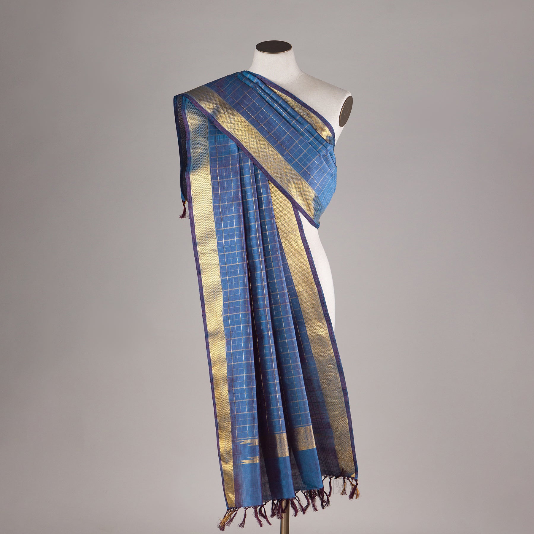 Kanakavalli Kanjivaram Silk Dupatta 24-611-HD001-04029 - Drape View