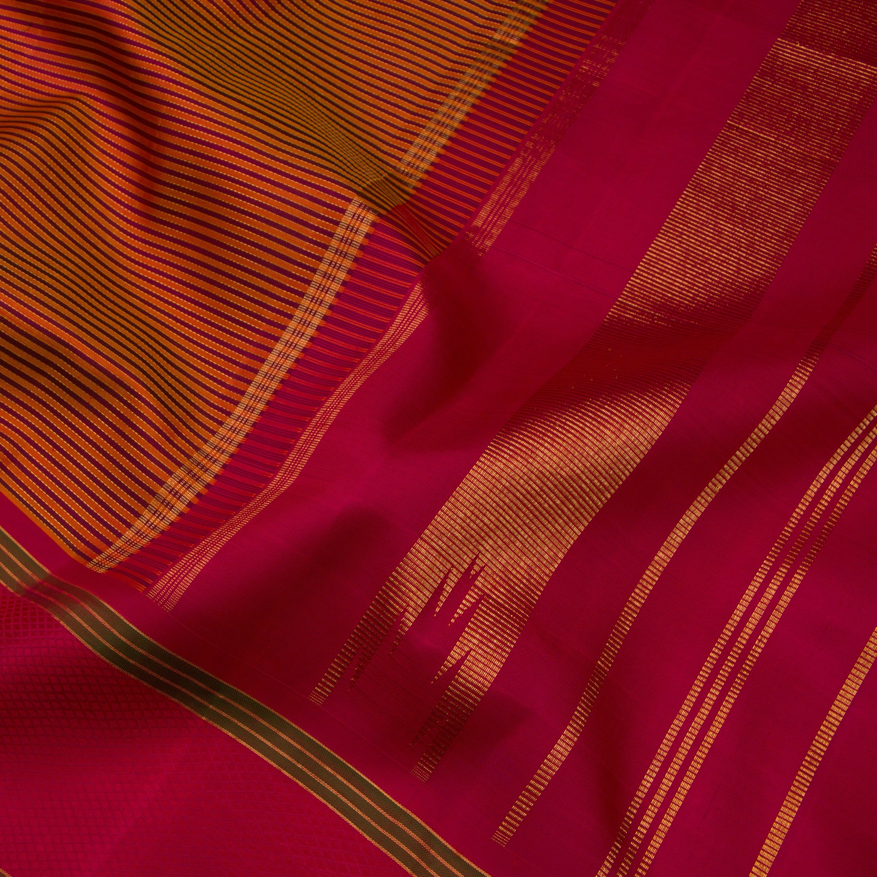 Kanakavalli Kanjivaram Silk Dupatta 24-595-HD001-10635 - Fabric View