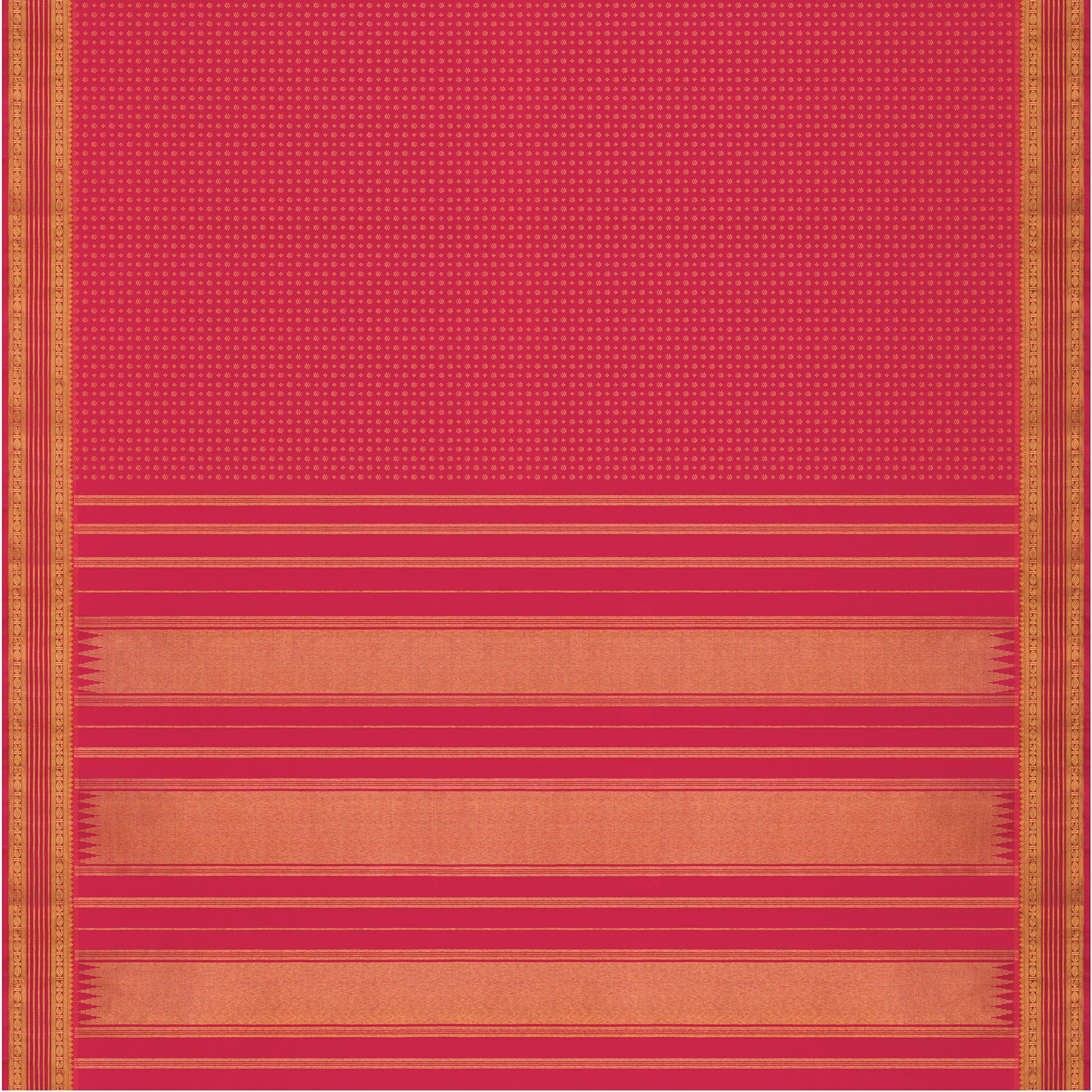 Kanakavalli Kanjivaram Silk Sari 24-595-HS001-07180 - Full View