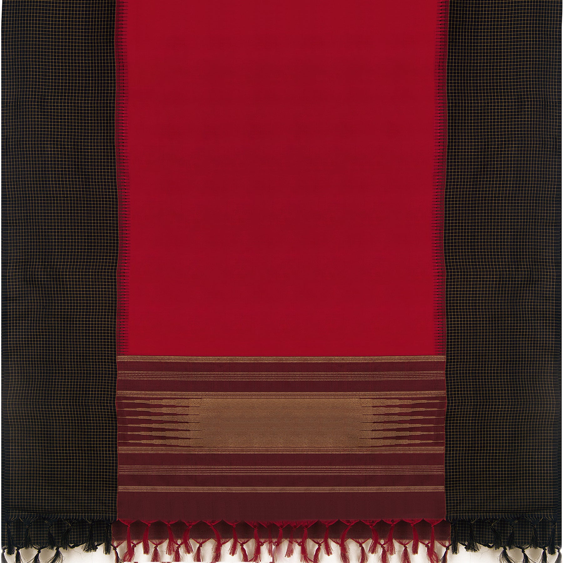 Kanakavalli Kanjivaram Silk Dupatta 24-611-HD001-13305- Full View