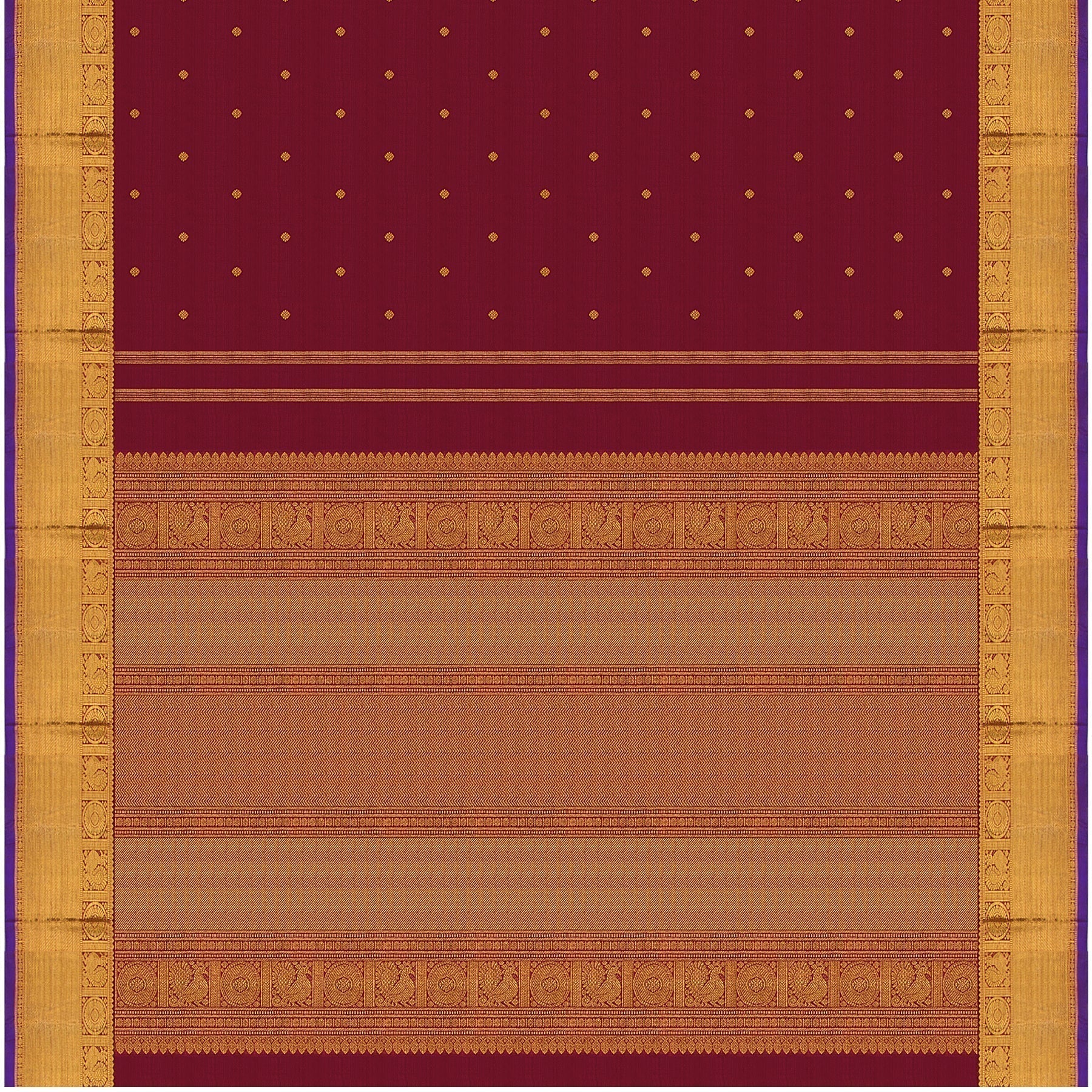 Kanakavalli Kanjivaram Silk Sari 21-595-HS001-08635 - Full View