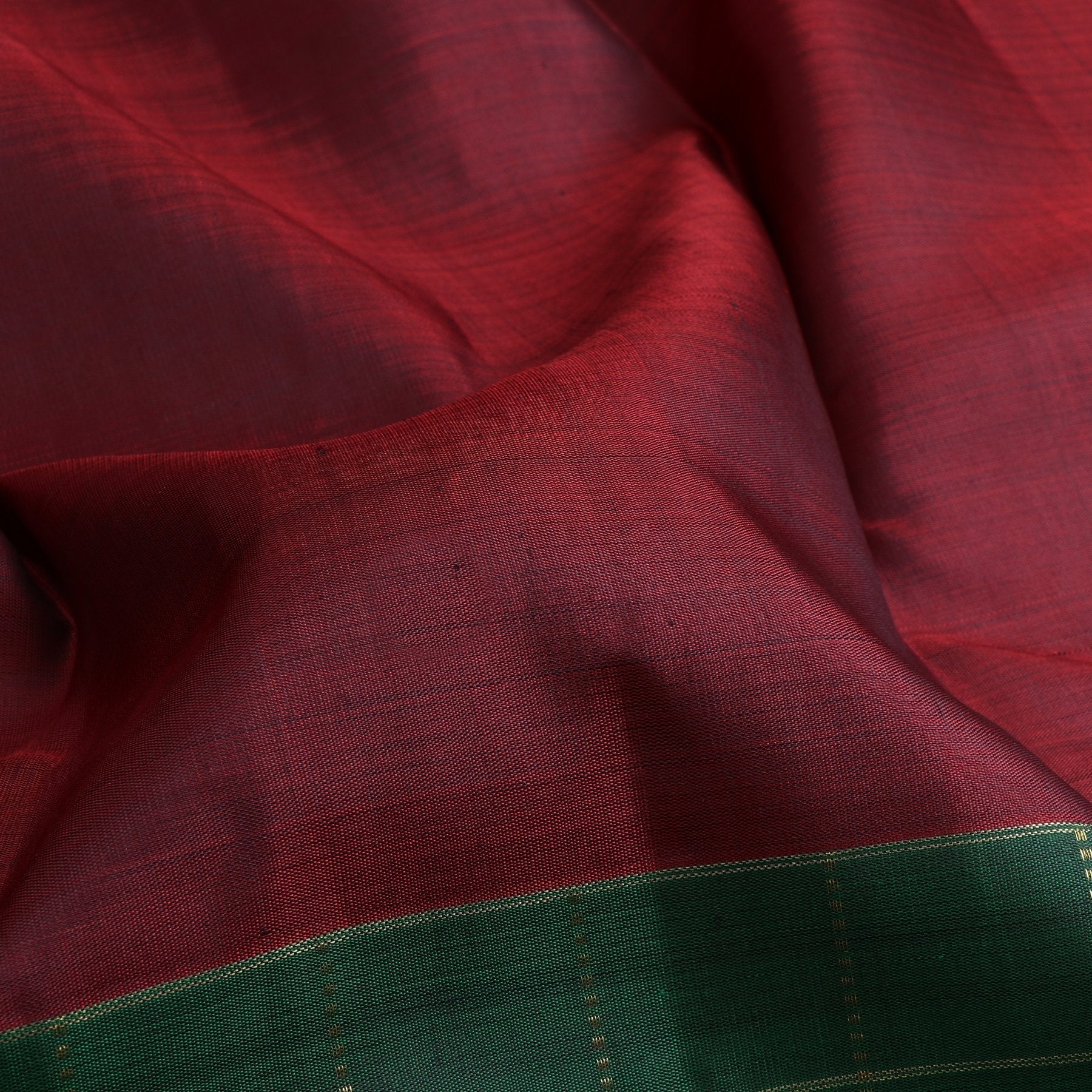 Kanakavalli Kanjivaram Silk Sari 21-599-HS001-00995 - Fabric View