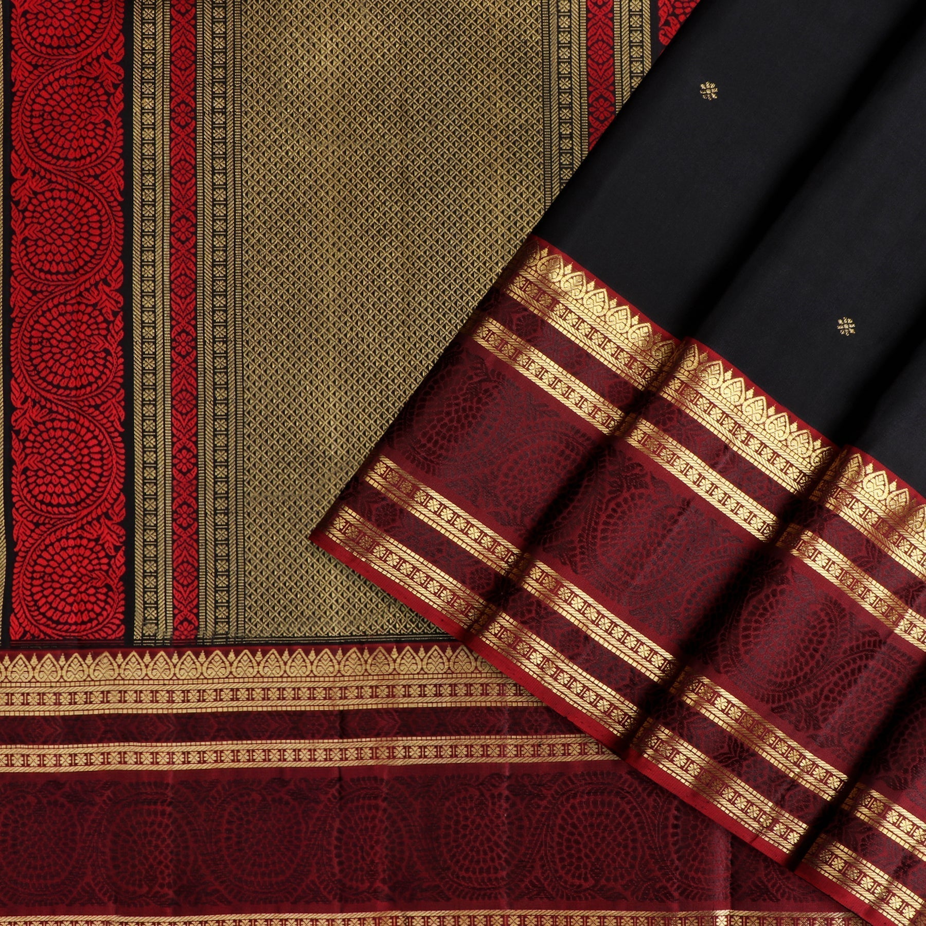 Kanakavalli Kanjivaram Silk Sari 600-01-117166 - Cover View