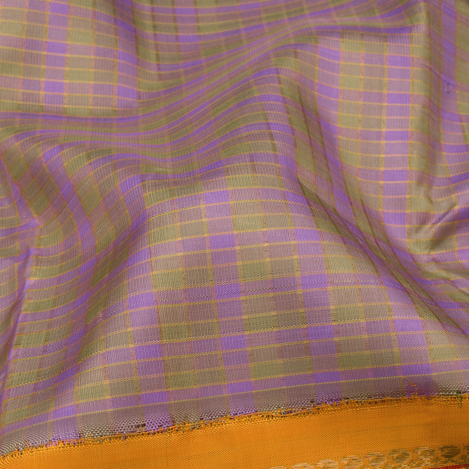 Kanakavalli Kanjivaram Silk Sari 22-041-HS001-07079 - Fabric View