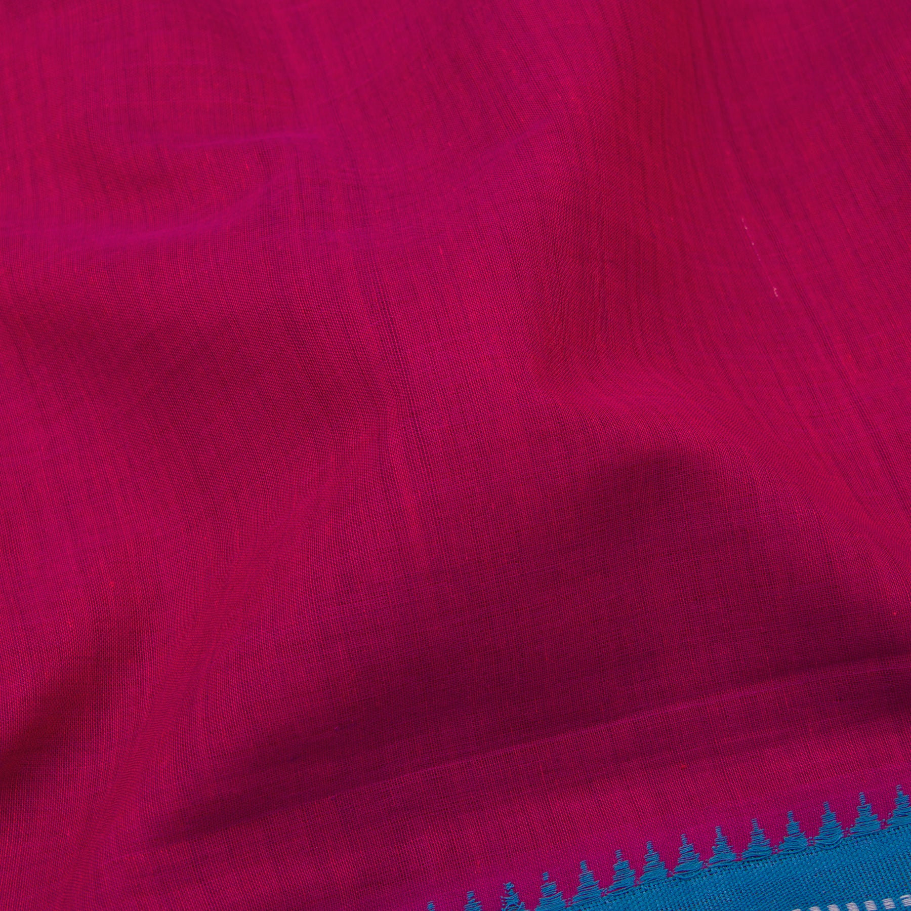 Kanakavalli Mangalgiri Cotton Sari 22-261-HS003-07307 - Fabric View