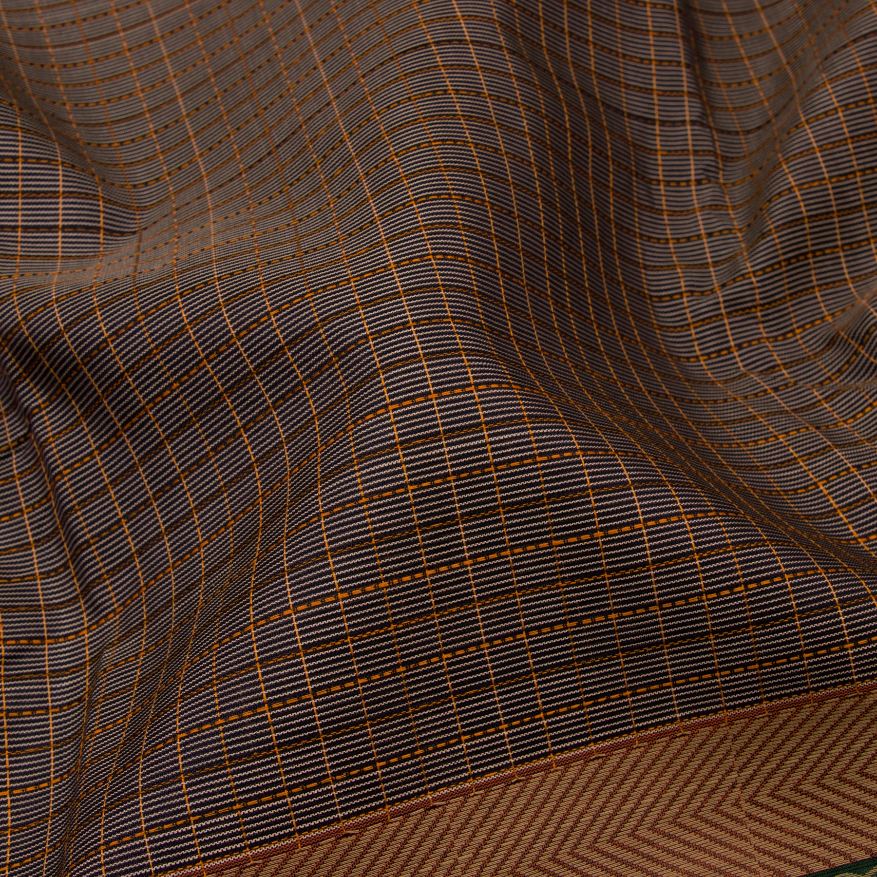 Kanakavalli Silk/Cotton Sari 22-598-HS005-10612 - Fabric View