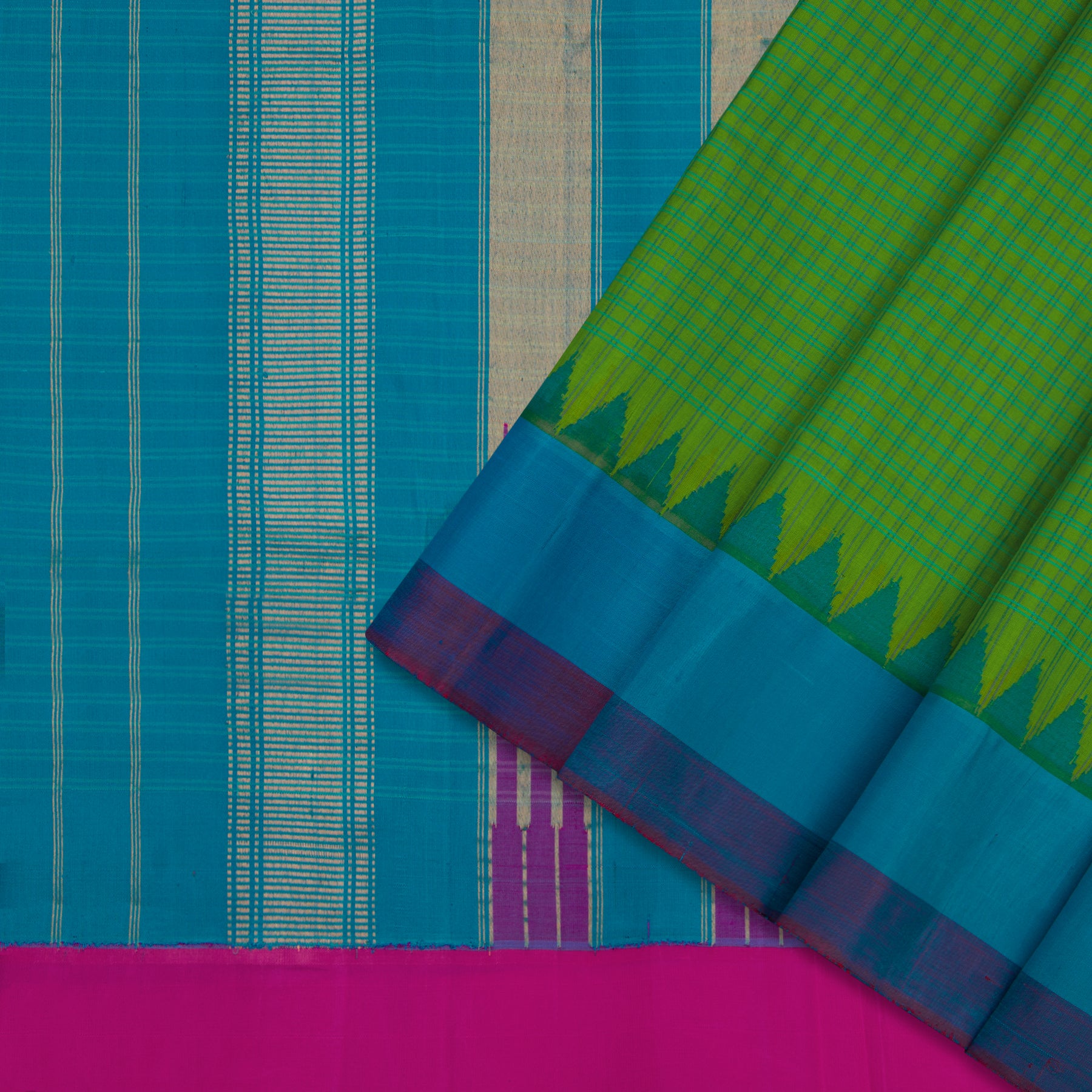 Kanakavalli Gadwal Silk/Cotton Sari 22-604-HS005-05693 - Cover  View