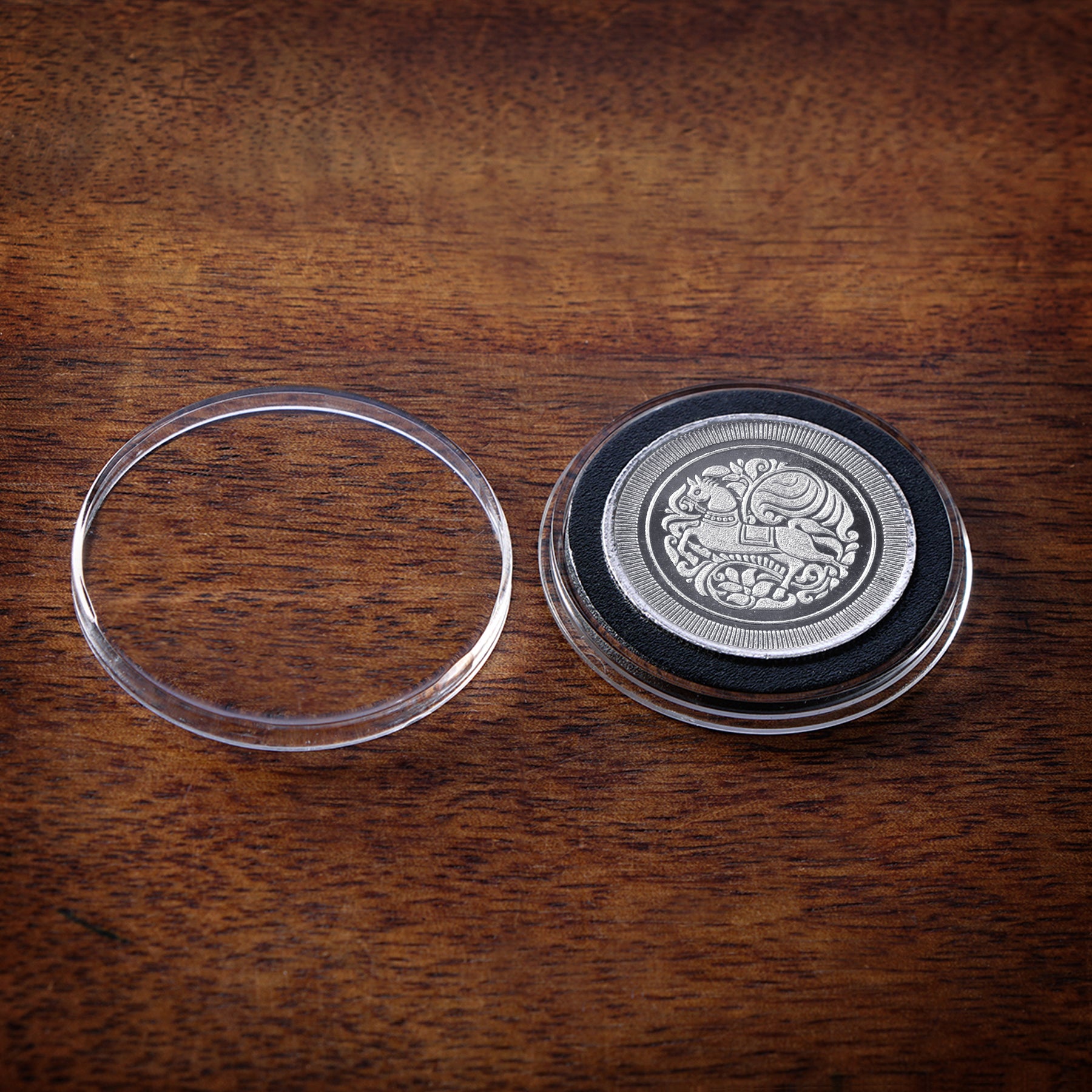 Kanakavalli Silver Coin Collectible - Kuthirai