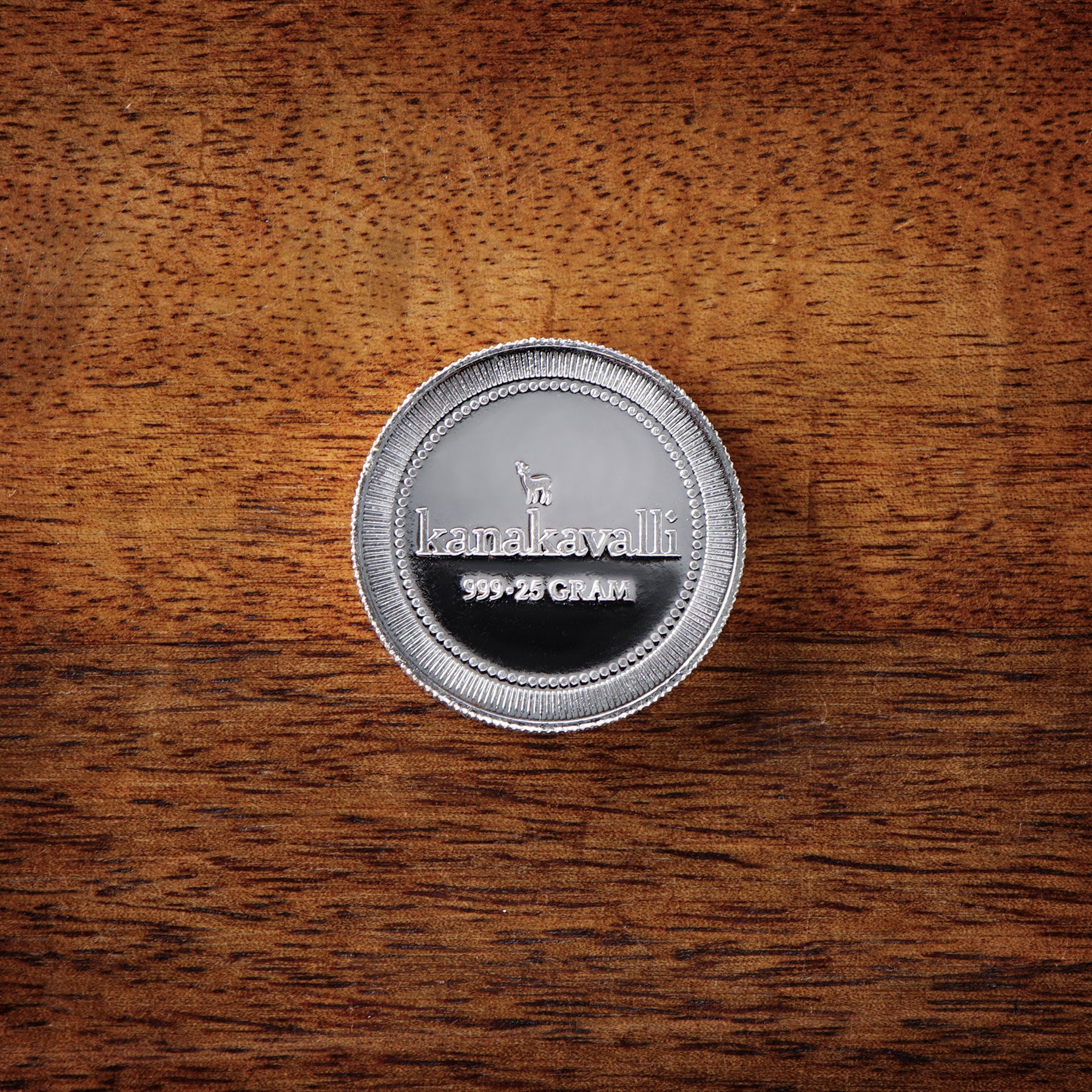 Kanakavalli Silver Coin Collectible - Kuthirai