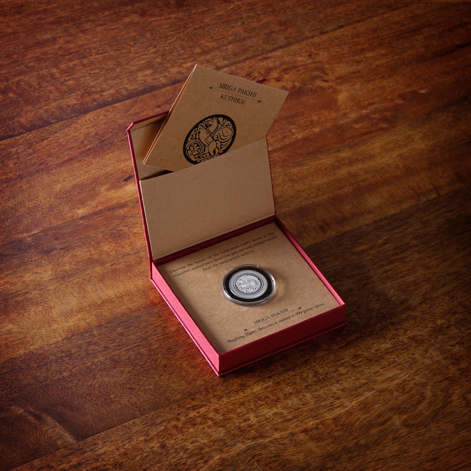 Kanakavalli Silver Coin Collectible - Kuthirai