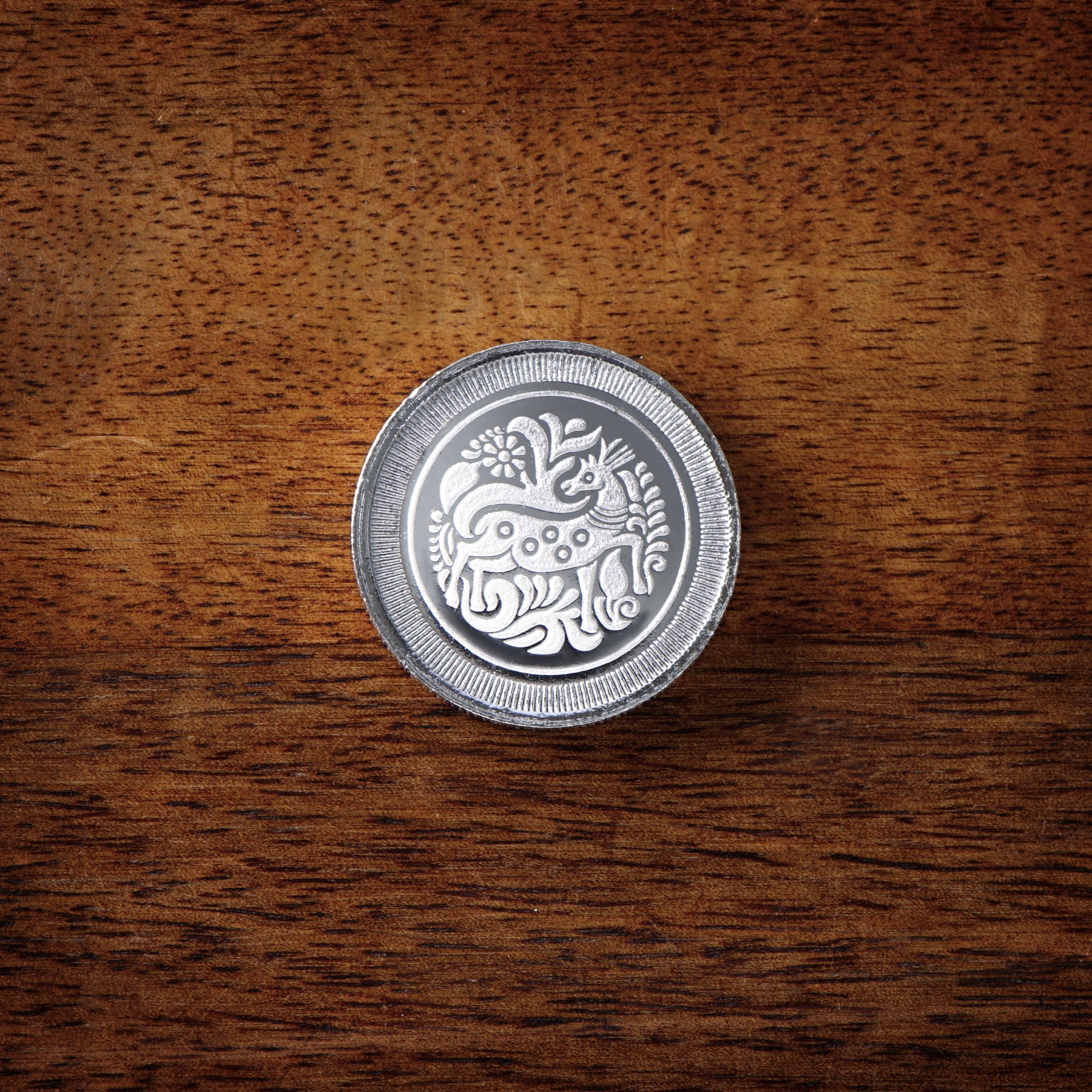 Kanakavalli Silver Coin Collectible Set (3 Coin Set)