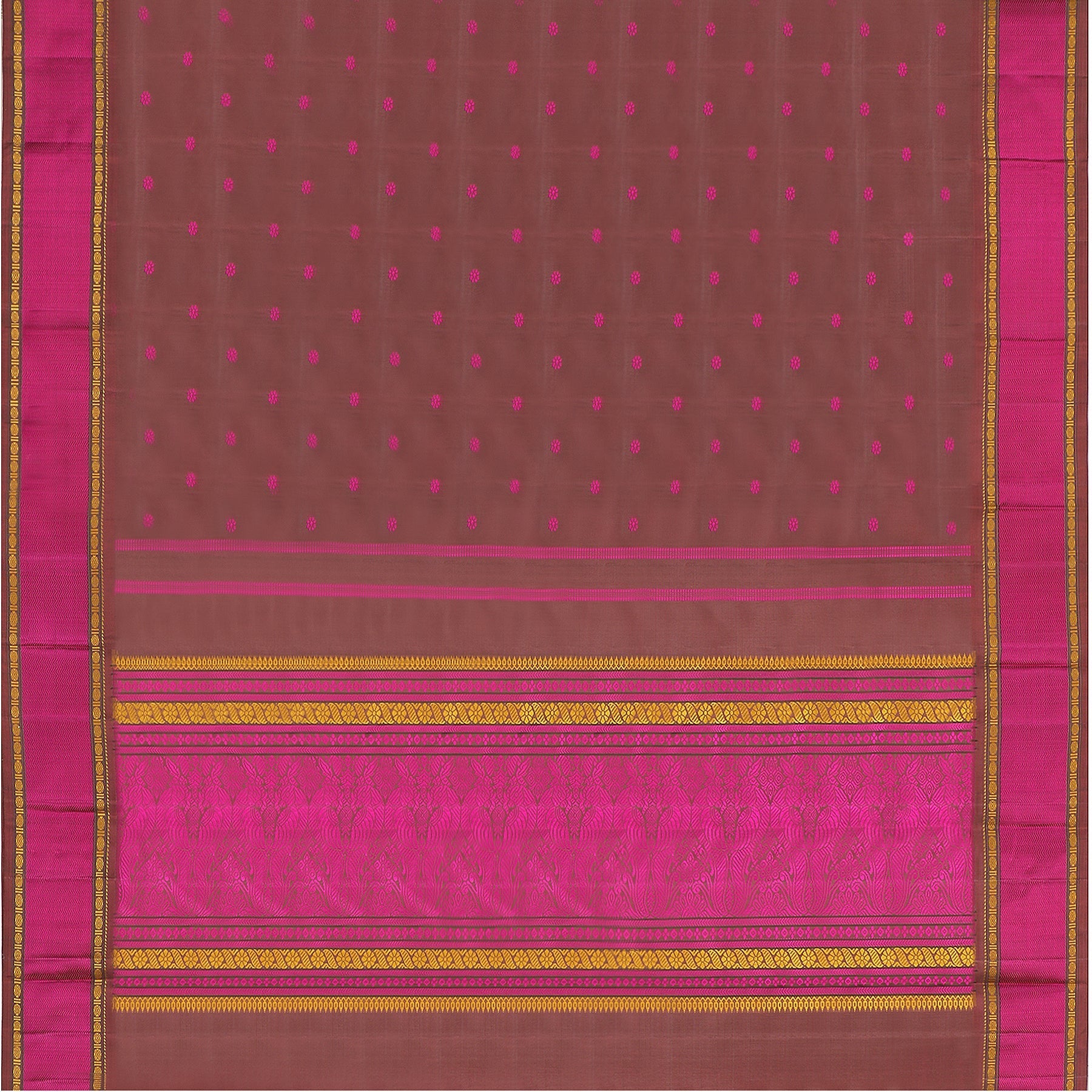 Kanakavalli Kanjivaram Silk Sari 20-040-HS001-01052 - Full View