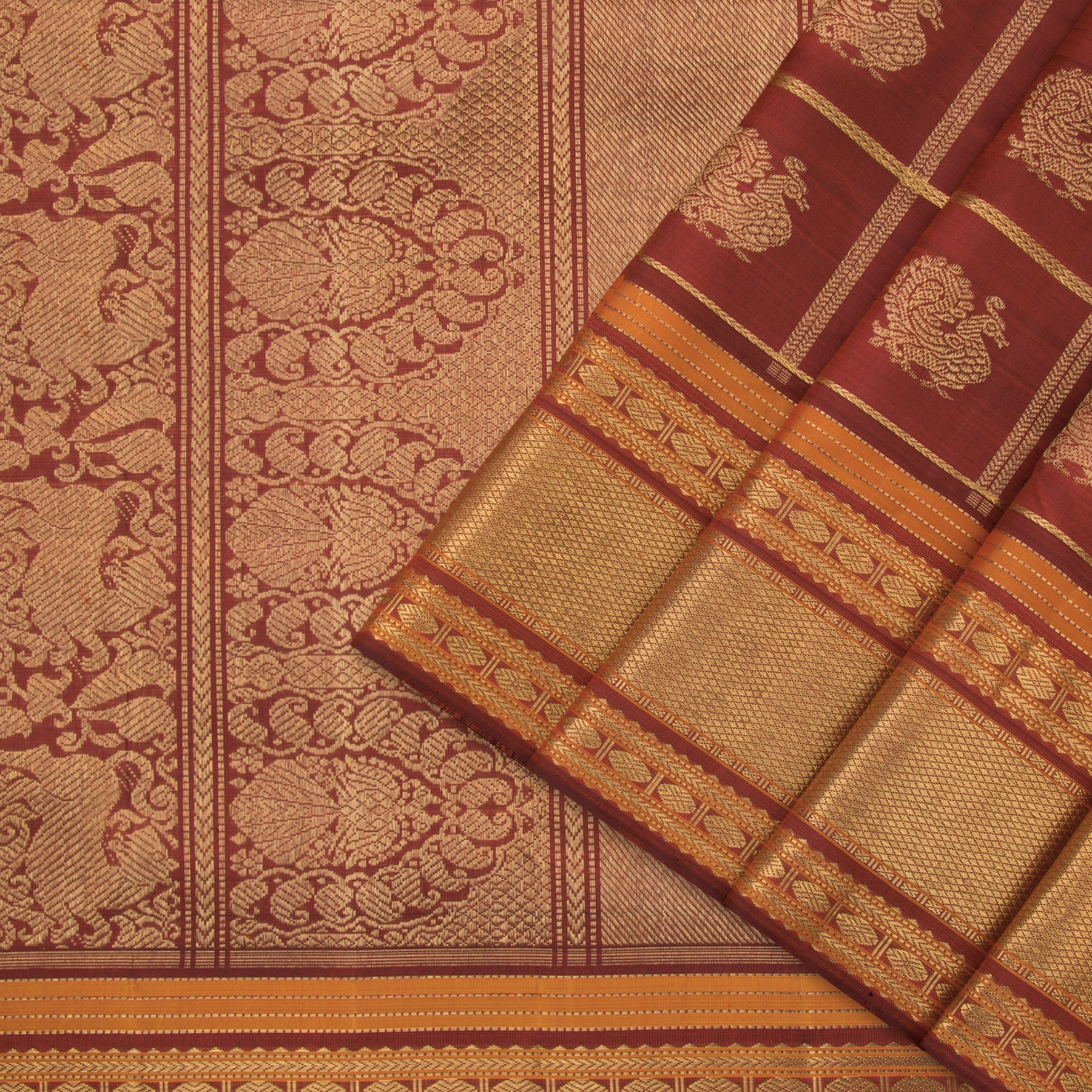 Kanakavalli Kanjivaram Silk Sari 21-040-HS001-01486 - Cover View