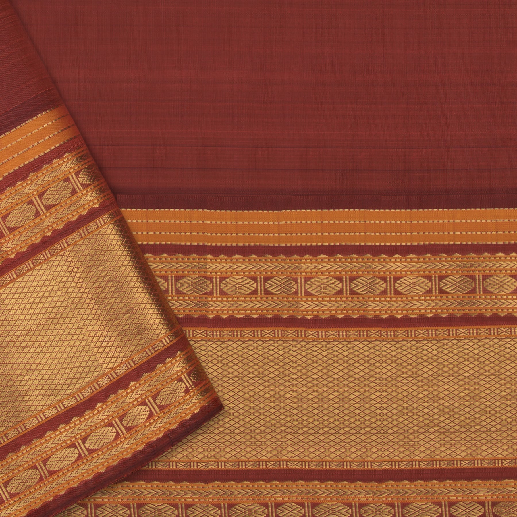 Kanakavalli Kanjivaram Silk Sari 21-040-HS001-01486 - Blouse View