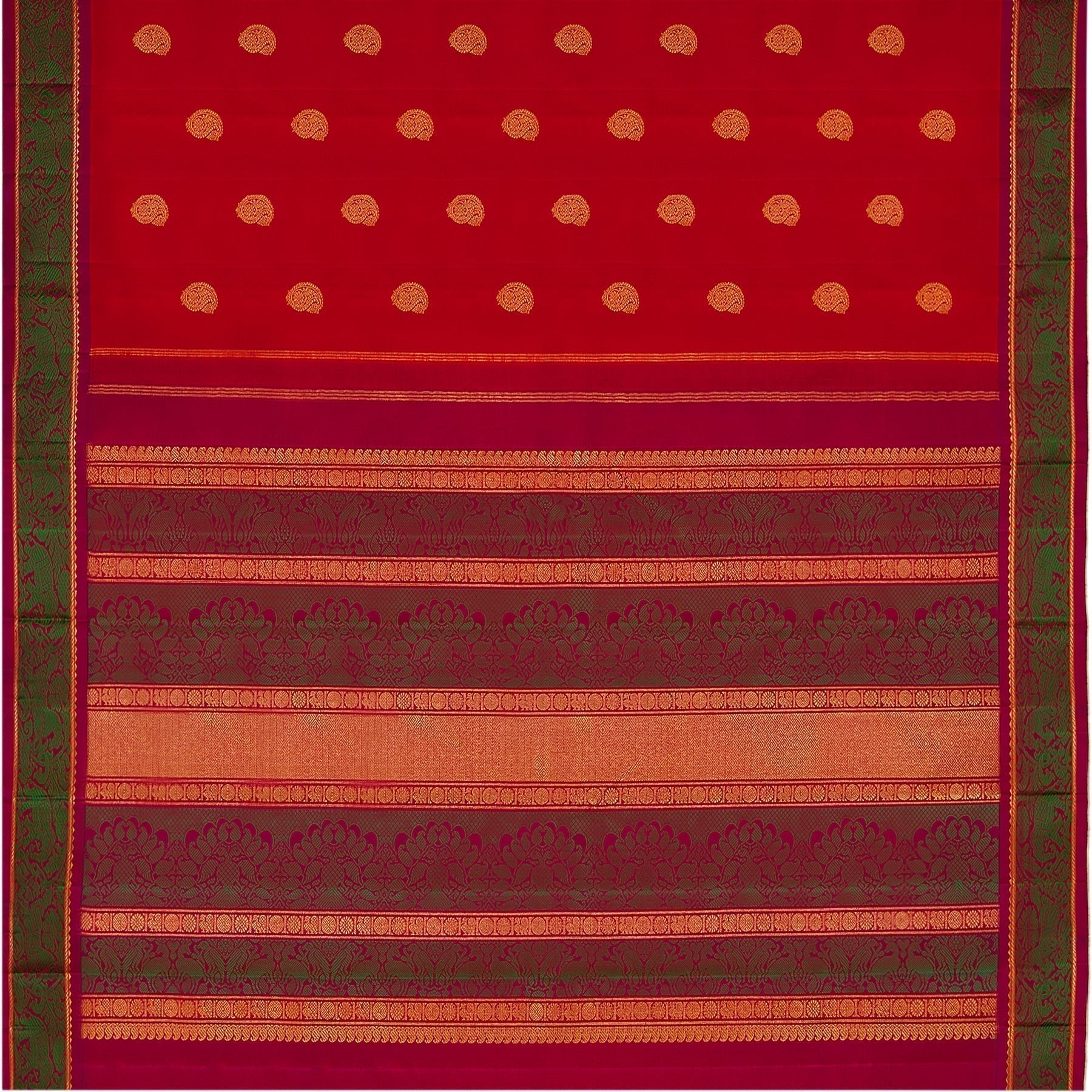 Kanakavalli Kanjivaram Silk Sari 21-040-HS001-08610 - Full View