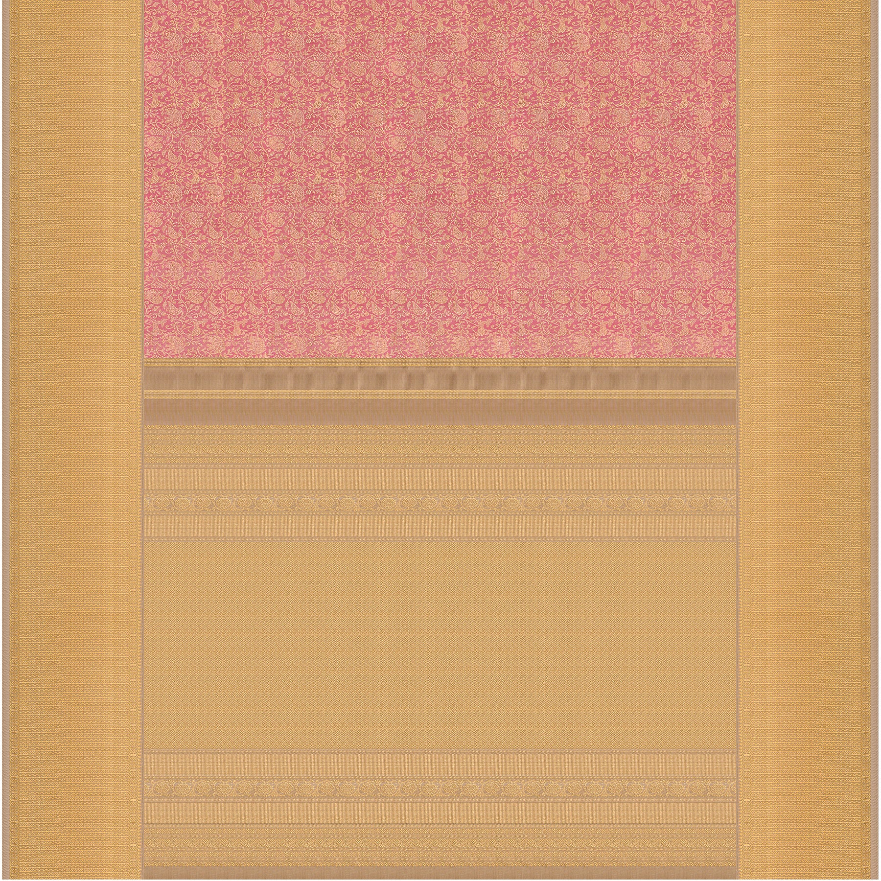 Kanakavalli Kanjivaram Silk Sari 24-110-HS001-03321 - Full View