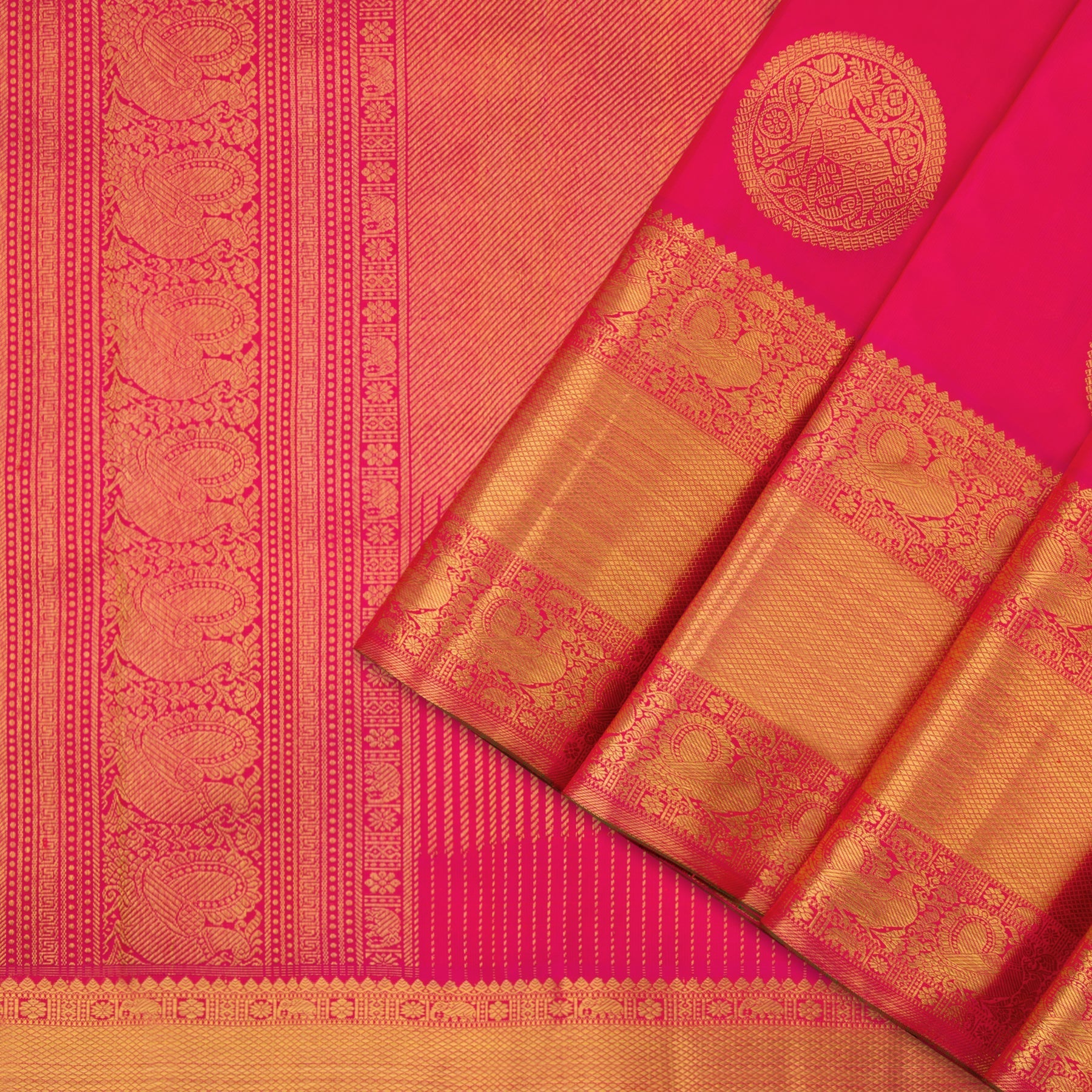 Kanakavalli Kanjivaram Silk Sari 110-01-120484 - Cover View