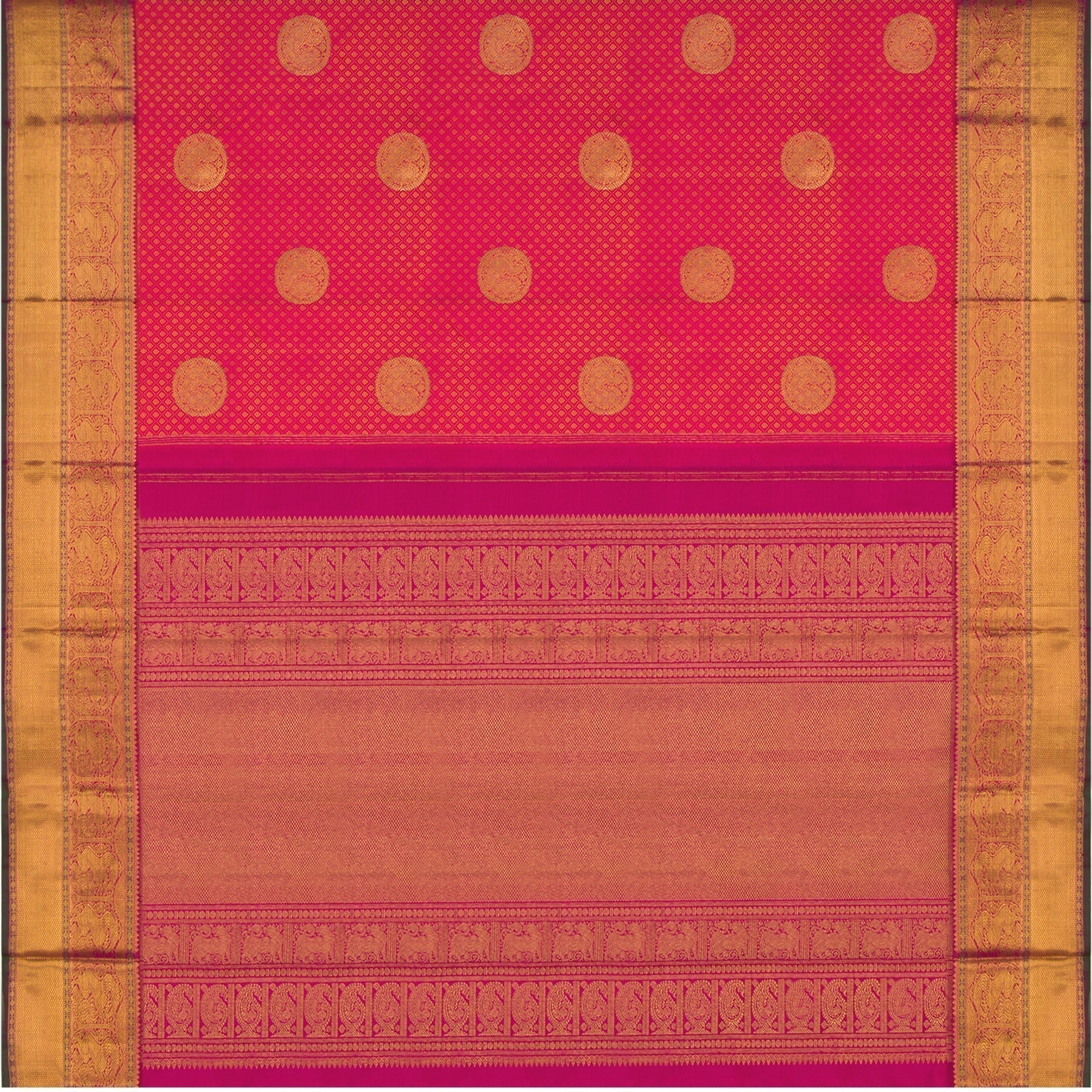 Kanakavalli Kanjivaram Silk Sari 21-110-HS001-06508 - Full View