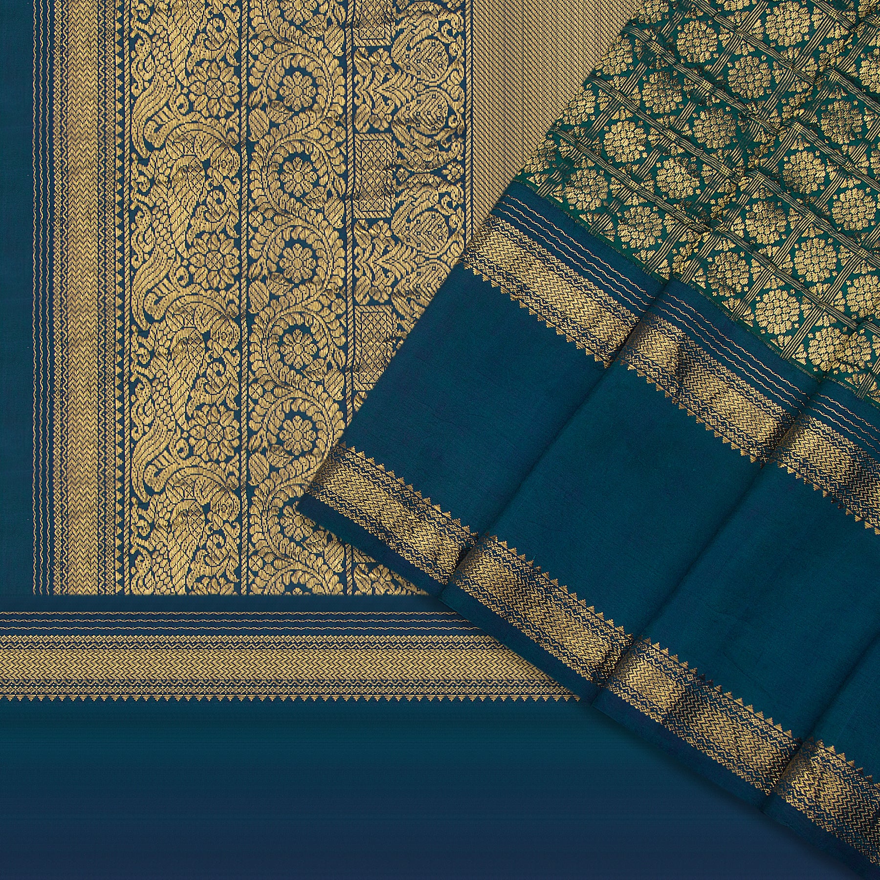 Kanakavalli Kanjivaram Silk Sari 16-100-HS001-00021 - Cover View