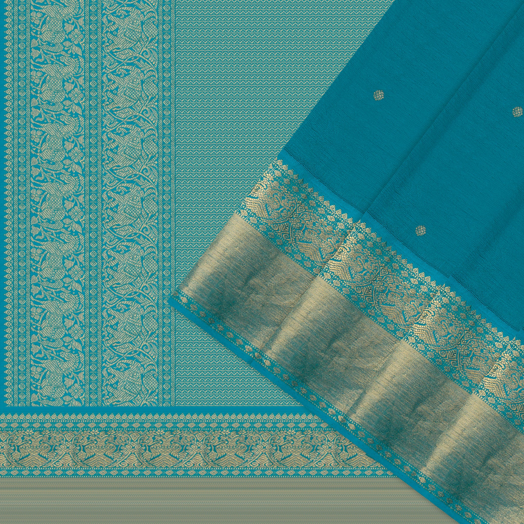 Kanakavalli Kanjivaram Silk Sari 18-071-HS001-00465 - Cover View