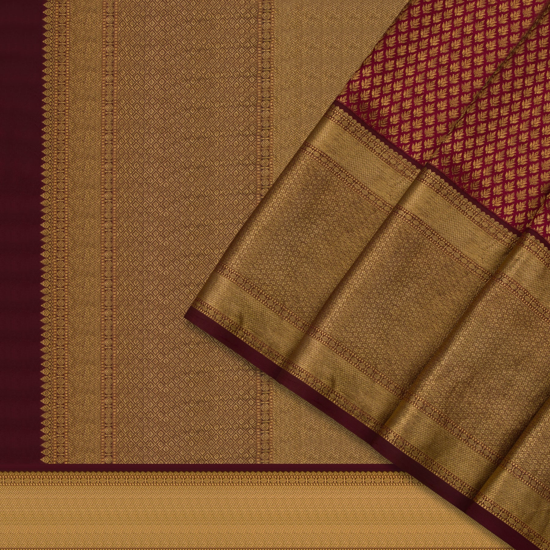 Kanakavalli Kanjivaram Silk Sari 18-100-HS001-00227 - Cover View