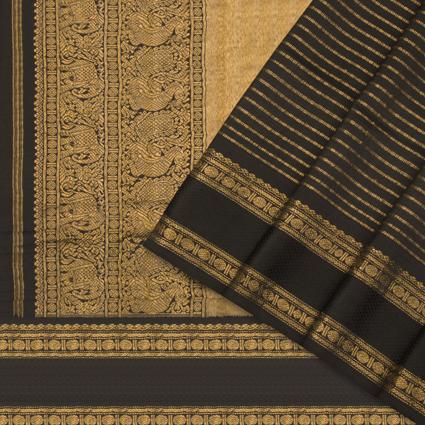 Kanakavalli Kanjivaram Silk Sari 19-040-HS001-00258 - Cover View