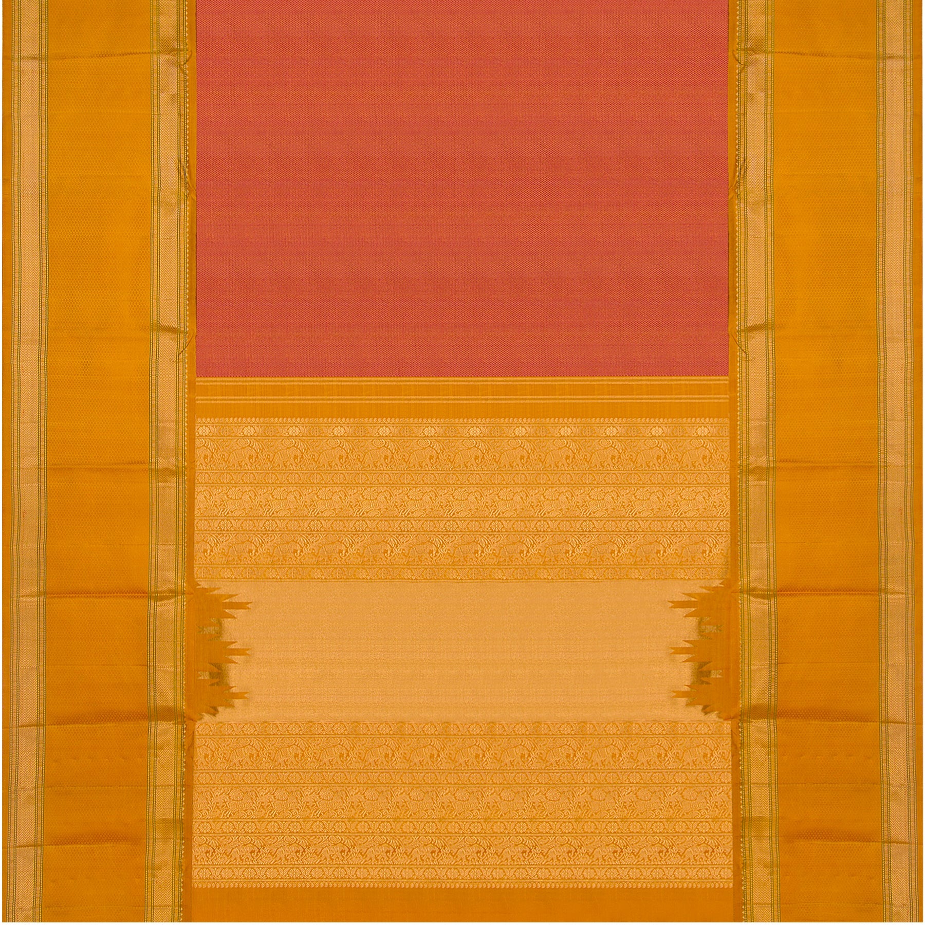 Kanakavalli Kanjivaram Silk Sari 19-040-HS001-00910 - Full View