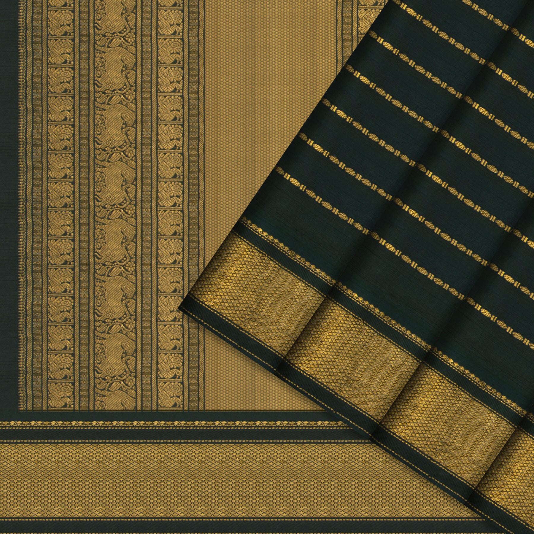 Kanakavalli Kanjivaram Silk Sari 19-040-HS001-01194 - Cover View
