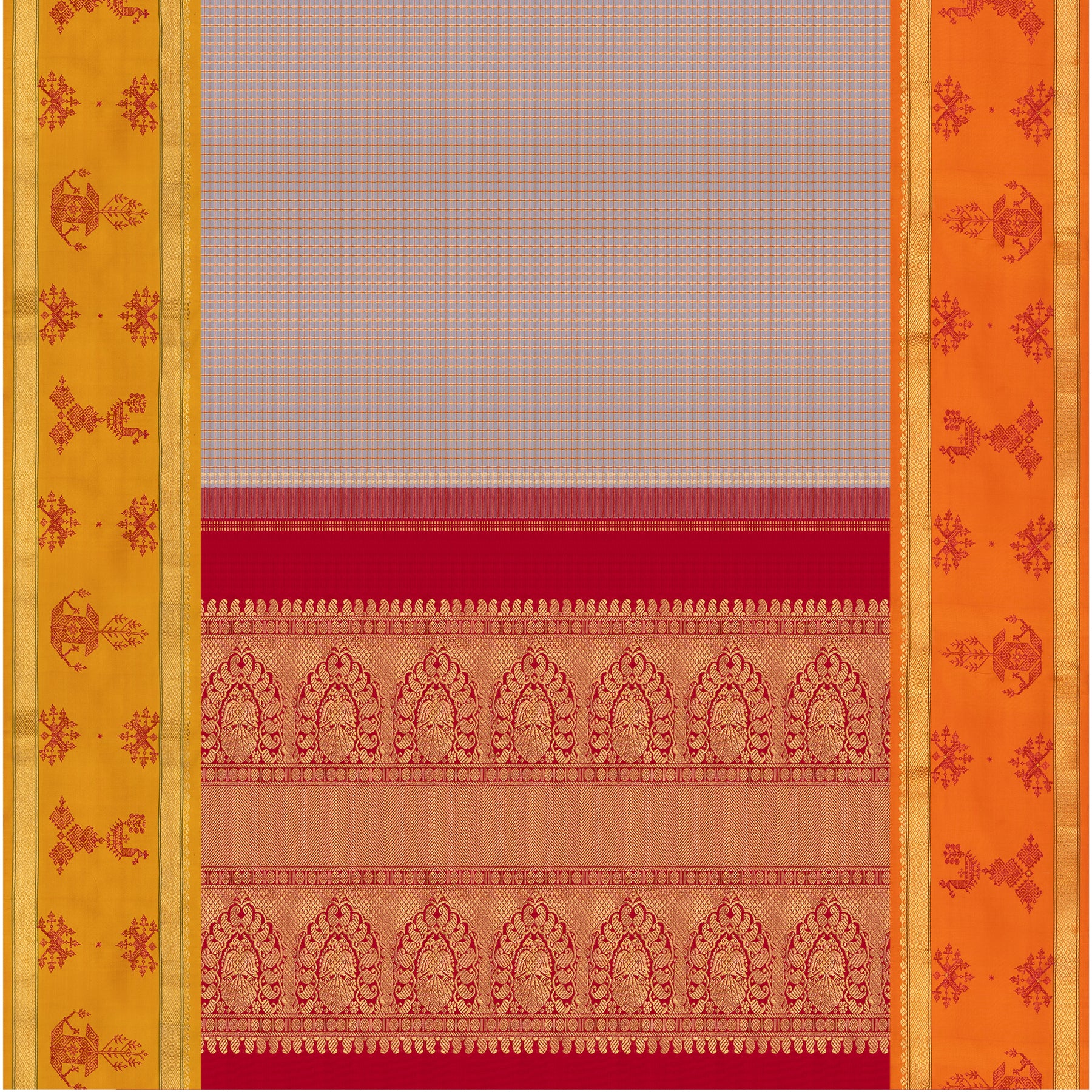 Kanakavalli Kanjivaram Silk Sari 19-040-HS001-01754 - Full View