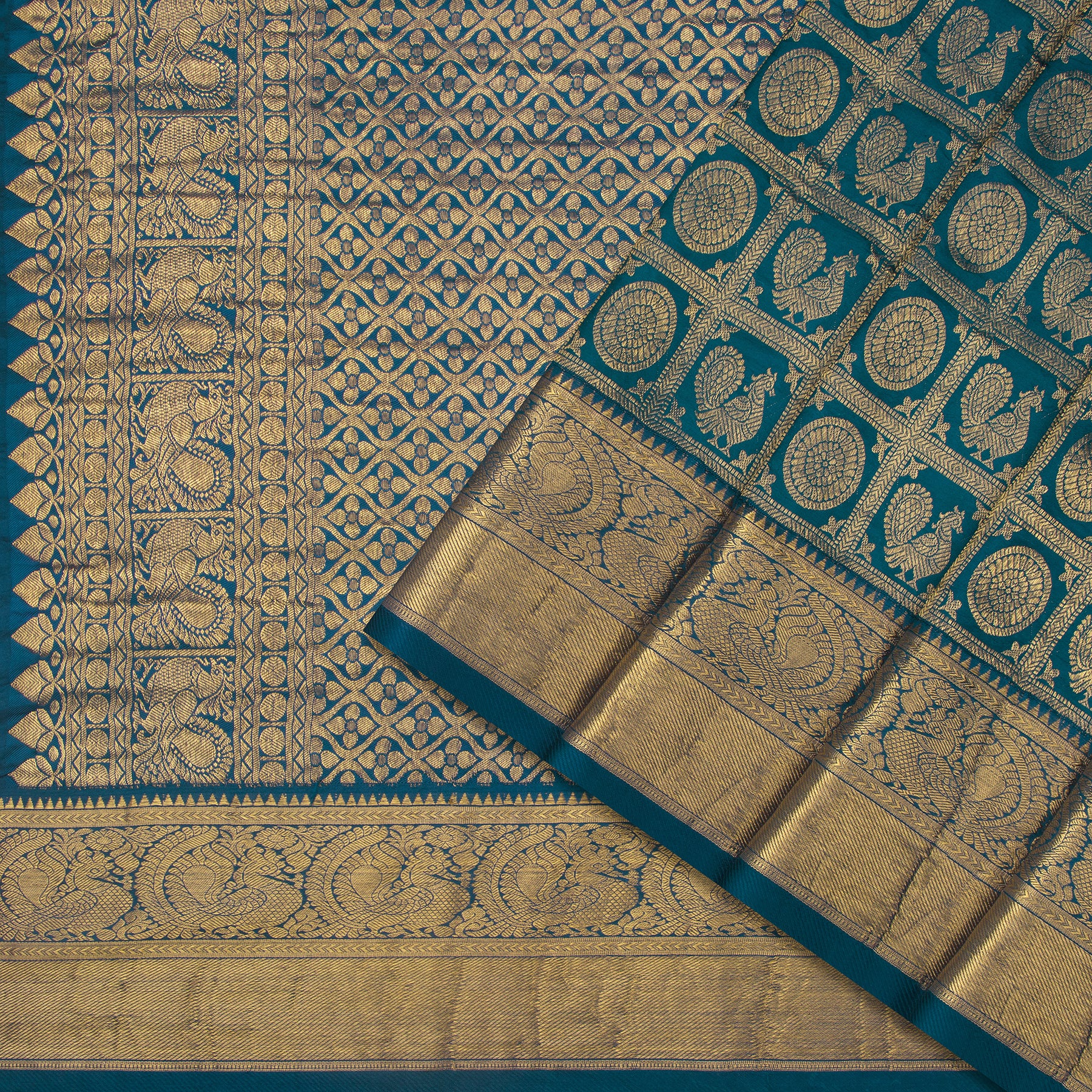 Kanakavalli Kanjivaram Silk Sari 19-060-HS001-00761 - Cover View