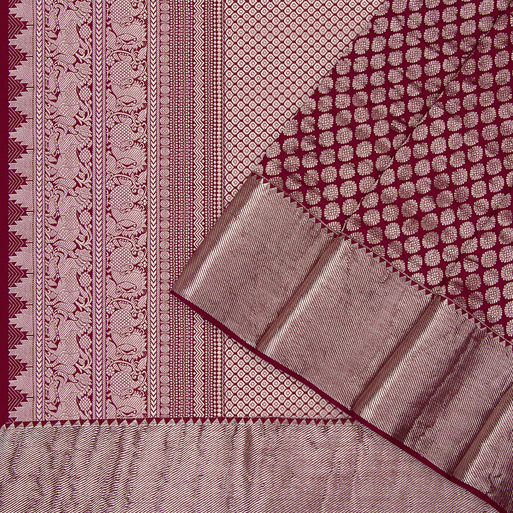 Kanakavalli Kanjivaram Silk Sari 19-100-HS001-01311 - Cover View