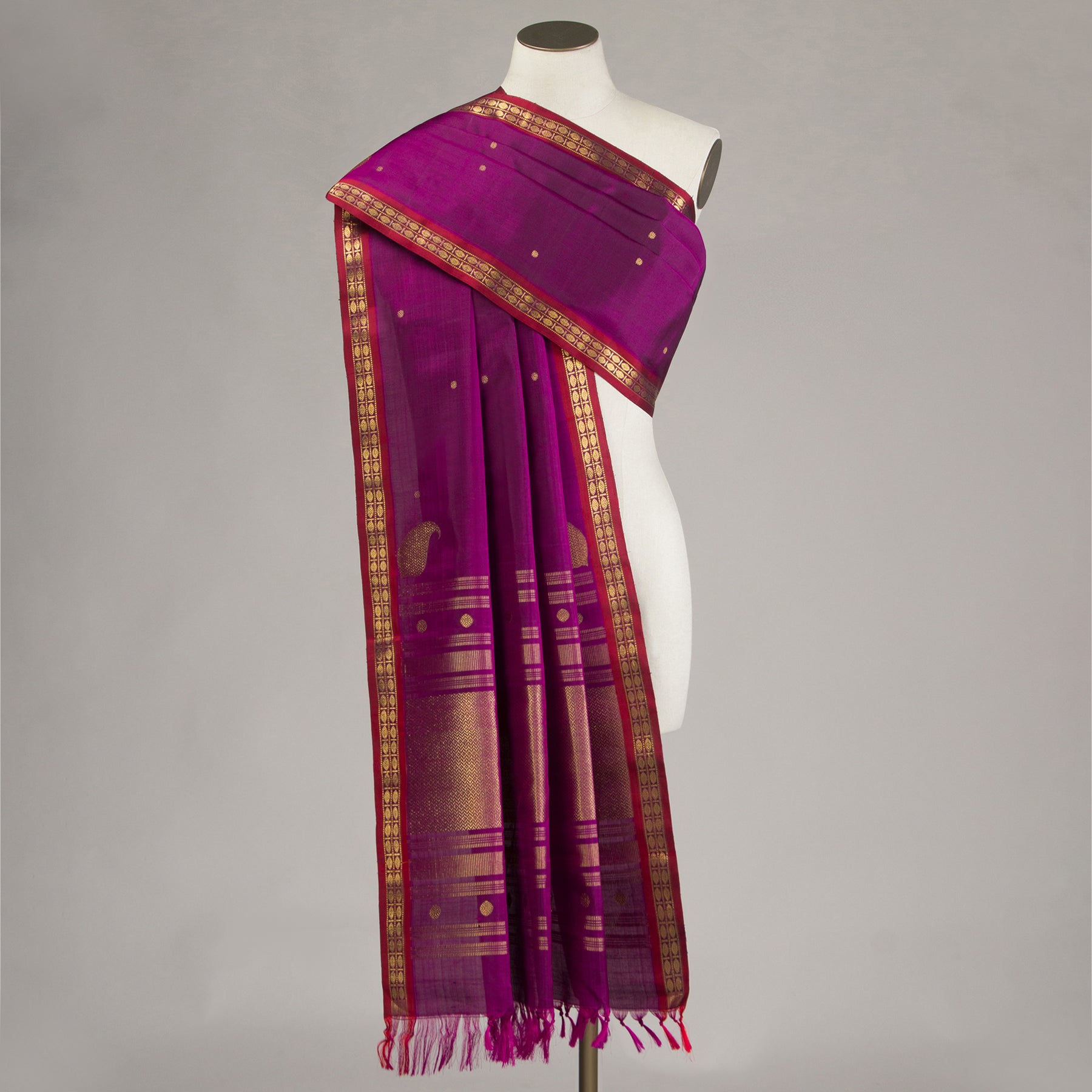 Kanakavalli Kanjivaram Silk Dupatta 24-599-HD001-08206 - Cover View