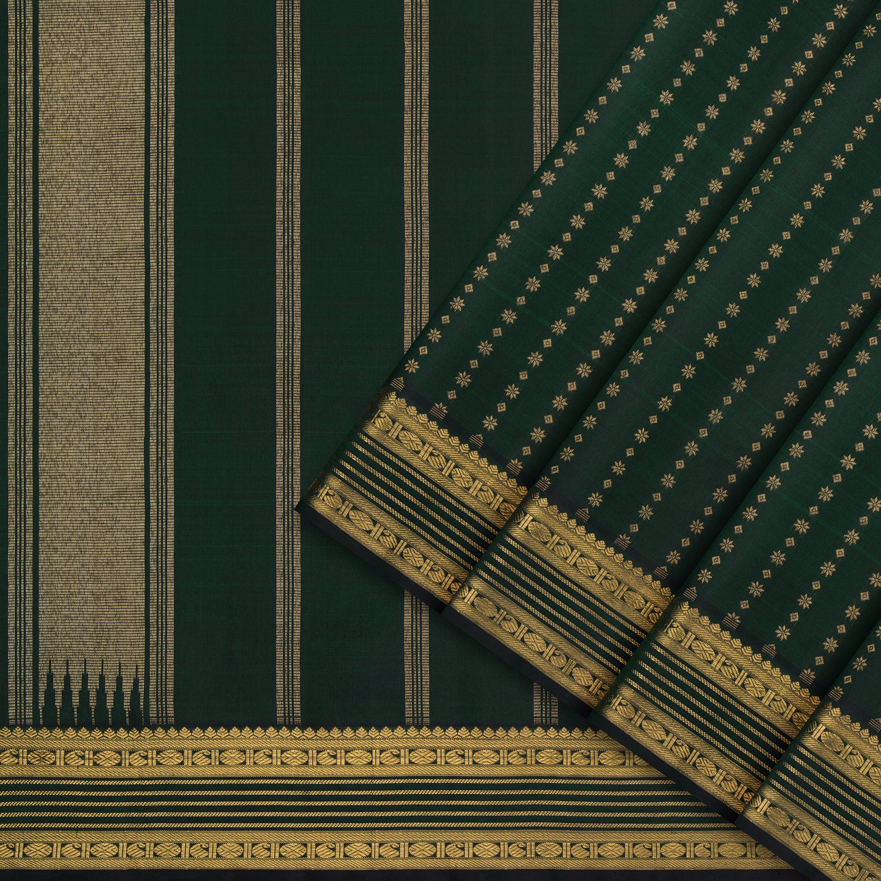 Kanakavalli Kanjivaram Silk Sari 24-595-HS001-05122 - Cover View