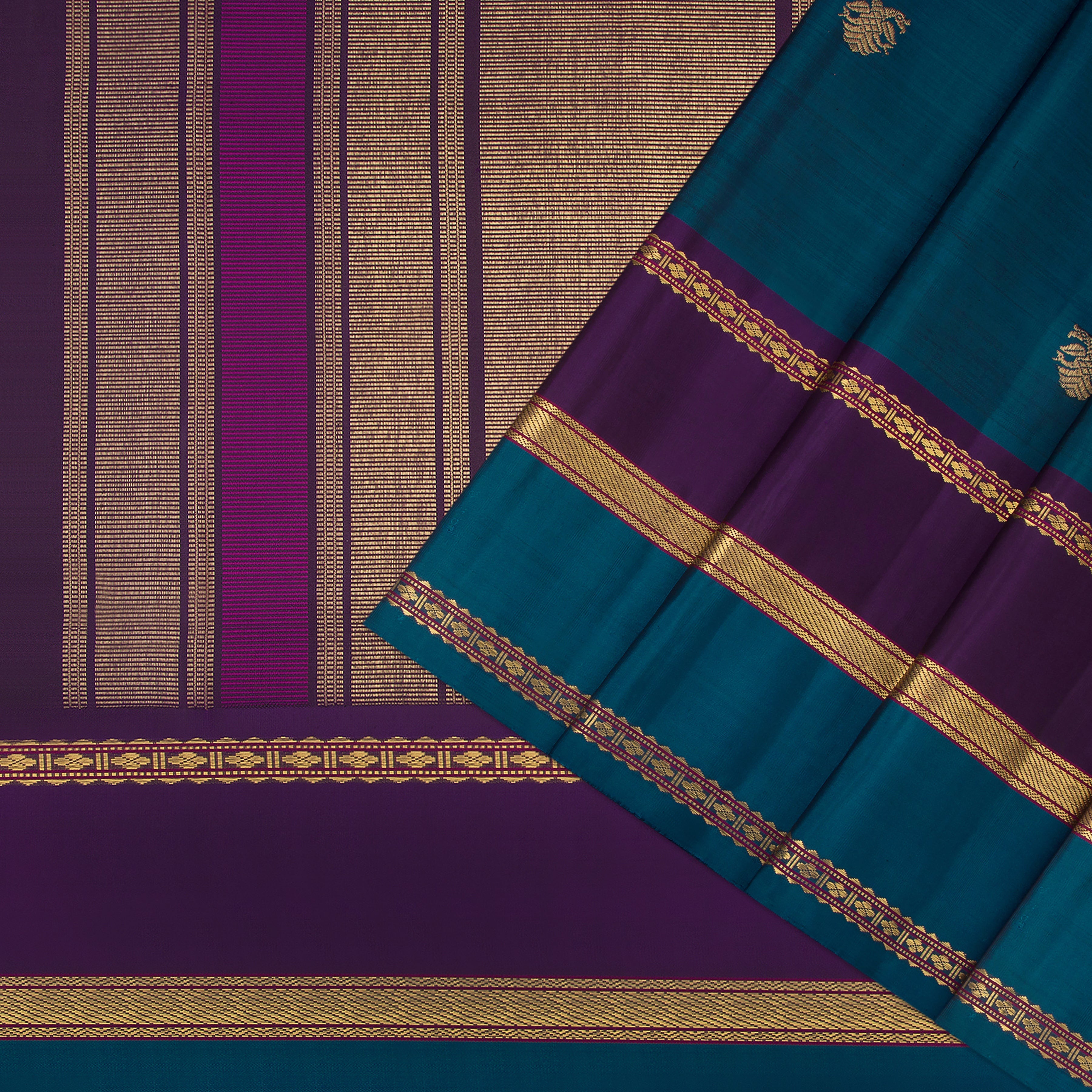 Kanakavalli Kanjivaram Silk Sari 23-040-HS001-01597 - Cover View