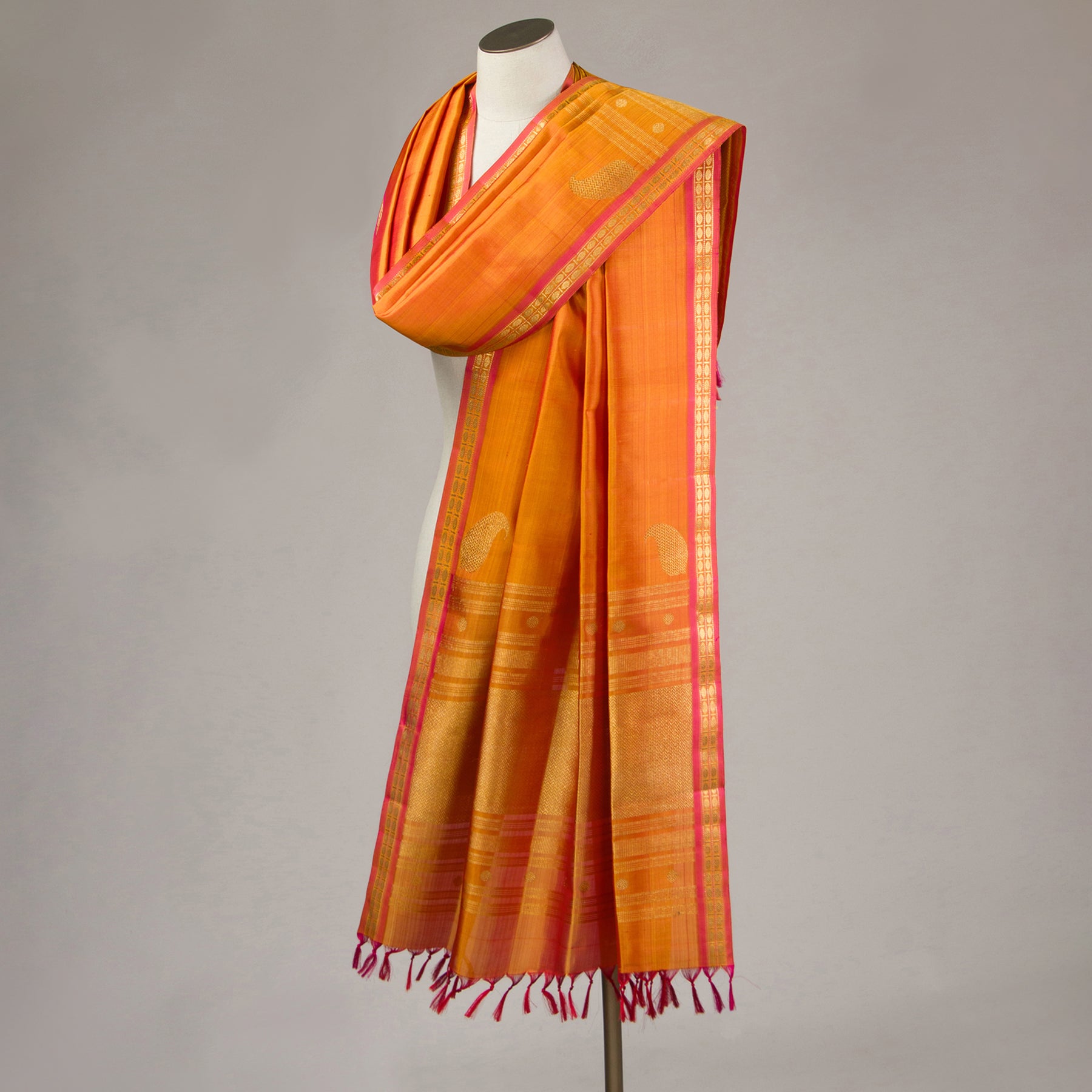 Kanakavalli Kanjivaram Silk Dupatta24-599-HD001-10139 - Drape View