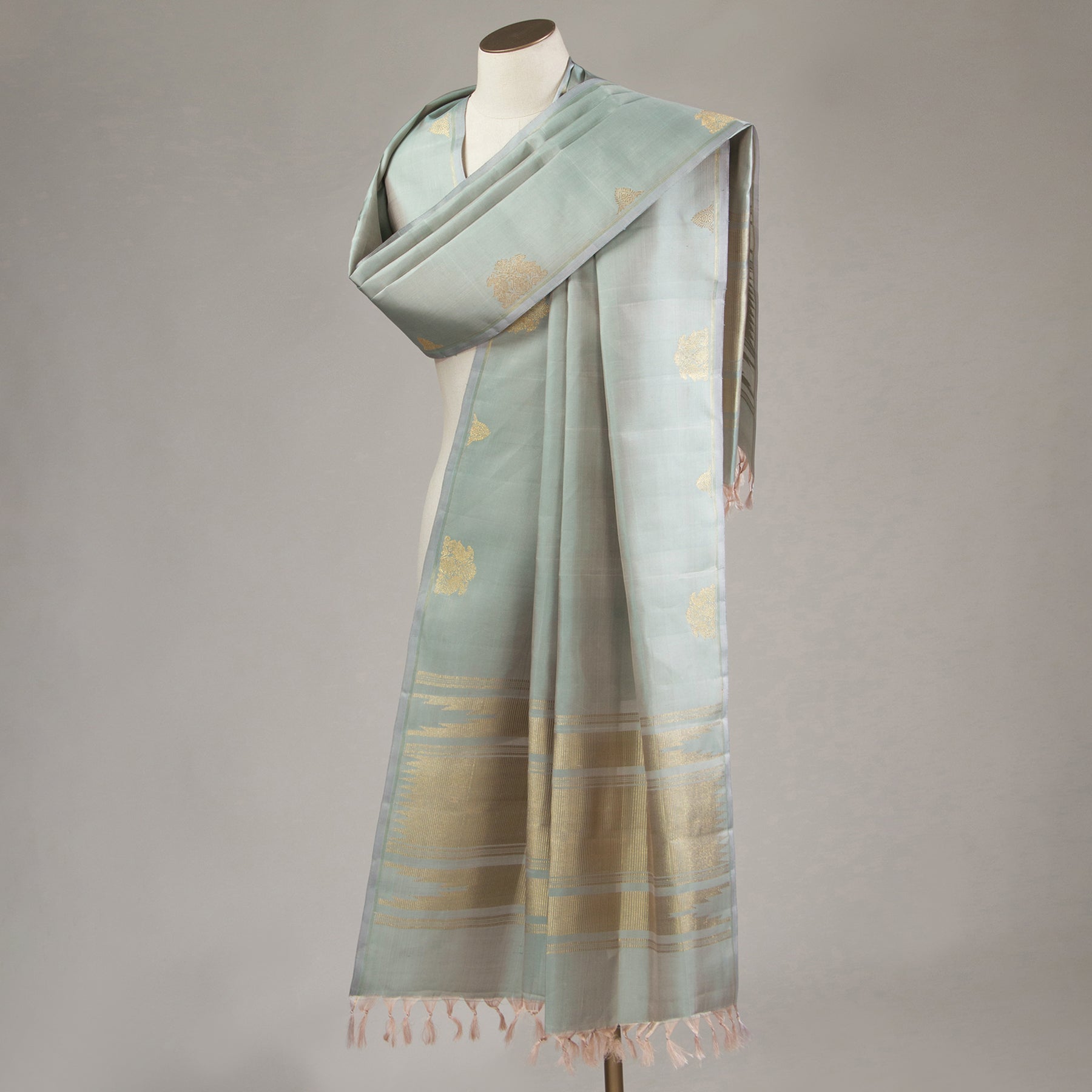 Kanakavalli Kanjivaram Silk Dupatta 24-599-HD001-05229 - Drape View