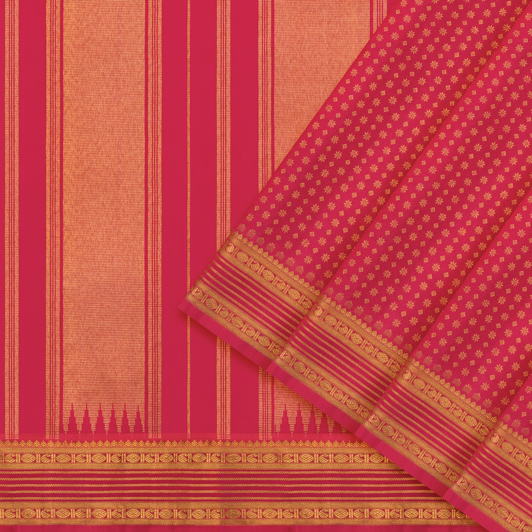 Kanakavalli Kanjivaram Silk Sari 24-595-HS001-07180 - Cover View