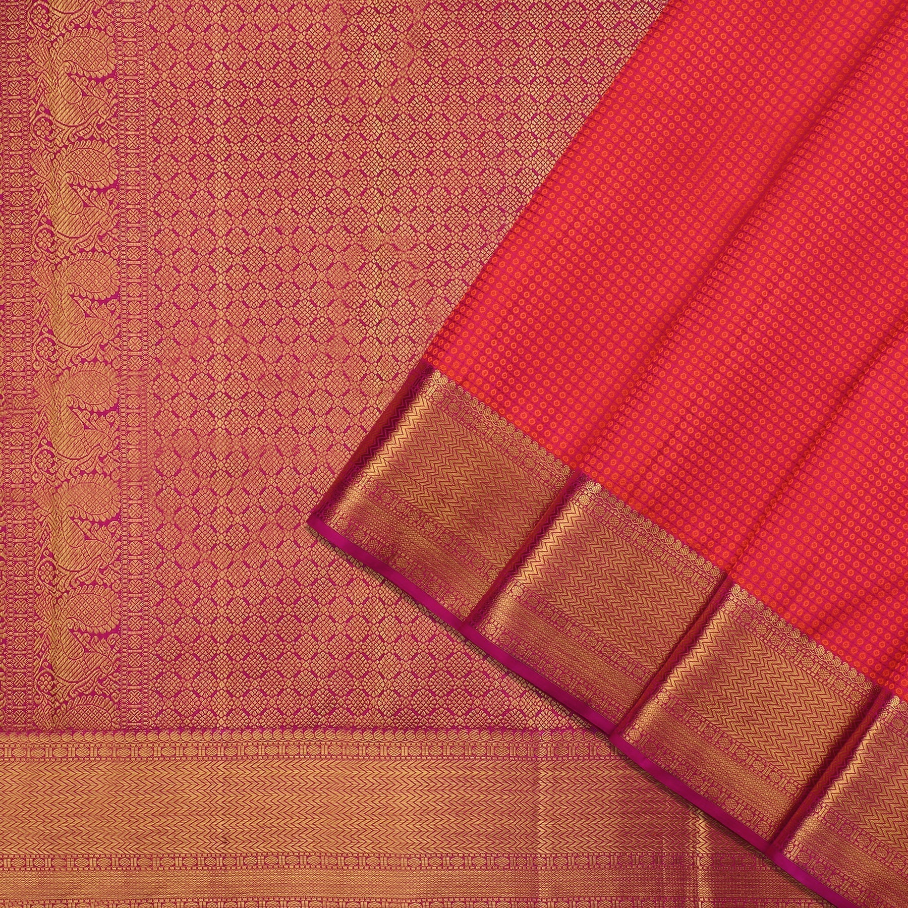 Kanakavalli Kanjivaram Silk Sari 20-100-HS001-01922 - Cover View