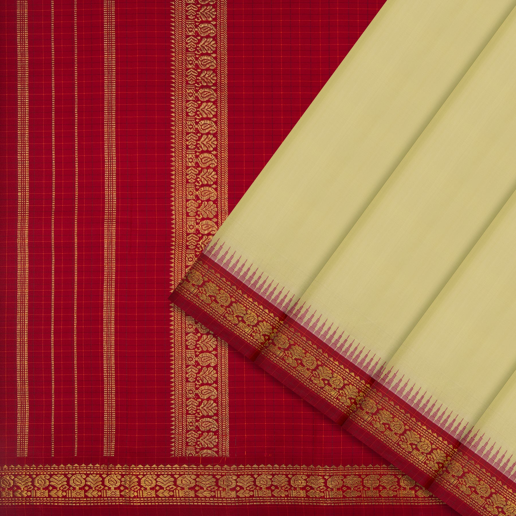 Kanakavalli Kanjivaram Silk Sari 24-595-HS001-11093