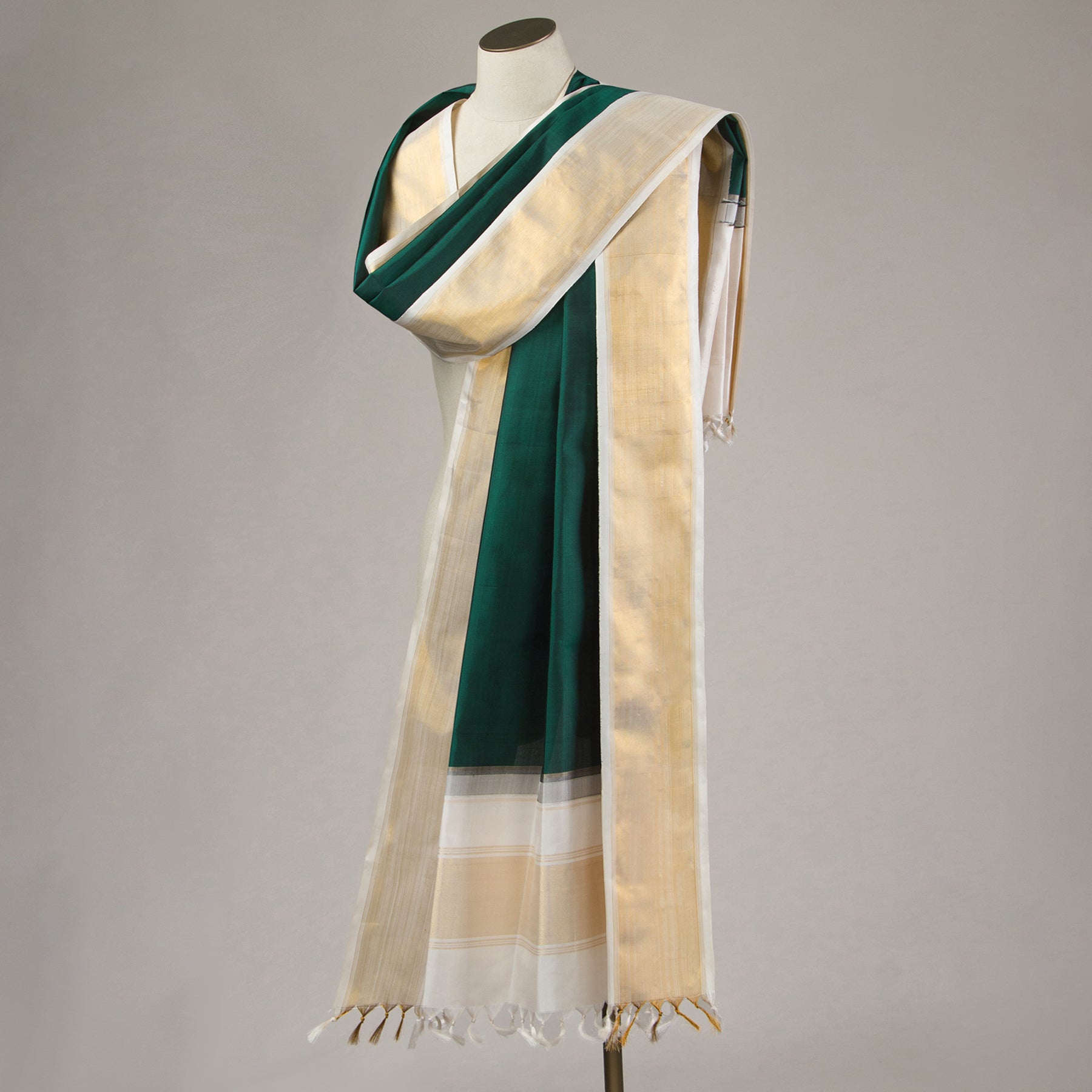 Kanakavalli Kanjivaram Silk Dupatta 24-611-HD001-10566 - Drape View