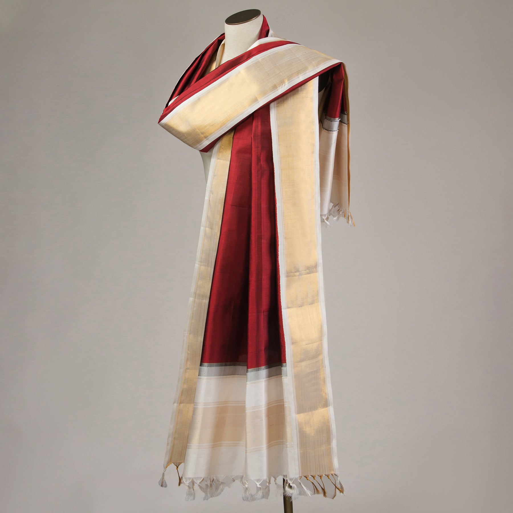 Kanakavalli Kanjivaram Silk Dupatta 24-611-HD001-10565 - Drape View