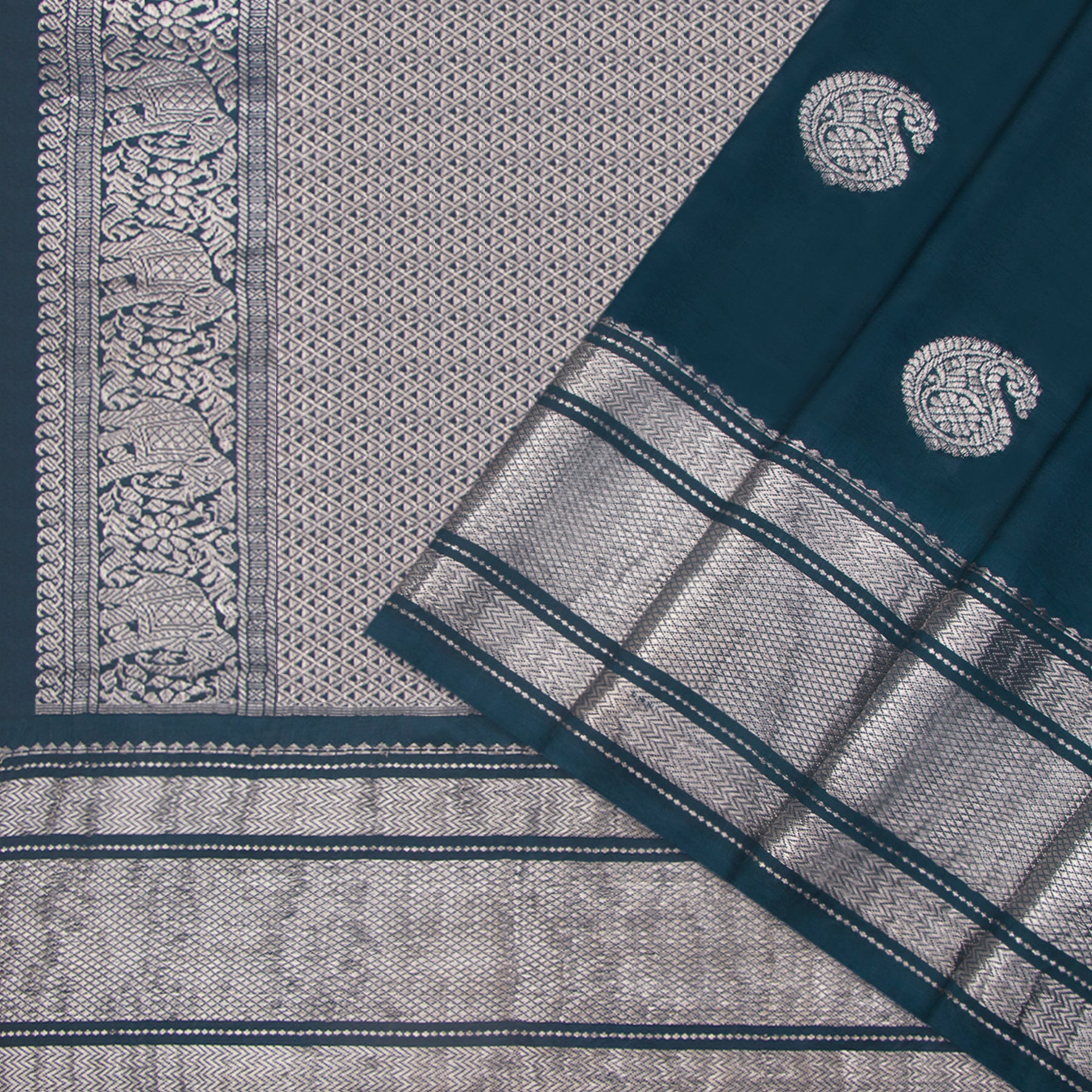 Kanakavalli Kanjivaram Silk Sari 20-040-HS001-00172 - Cover View