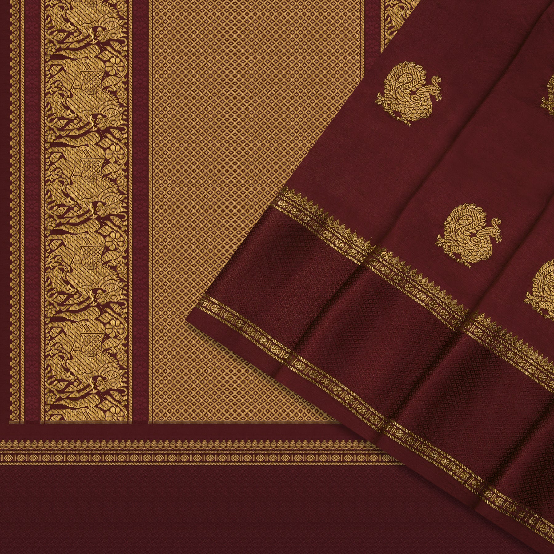 Kanakavalli Kanjivaram Silk Sari 20-040-HS001-01635 - Cover View