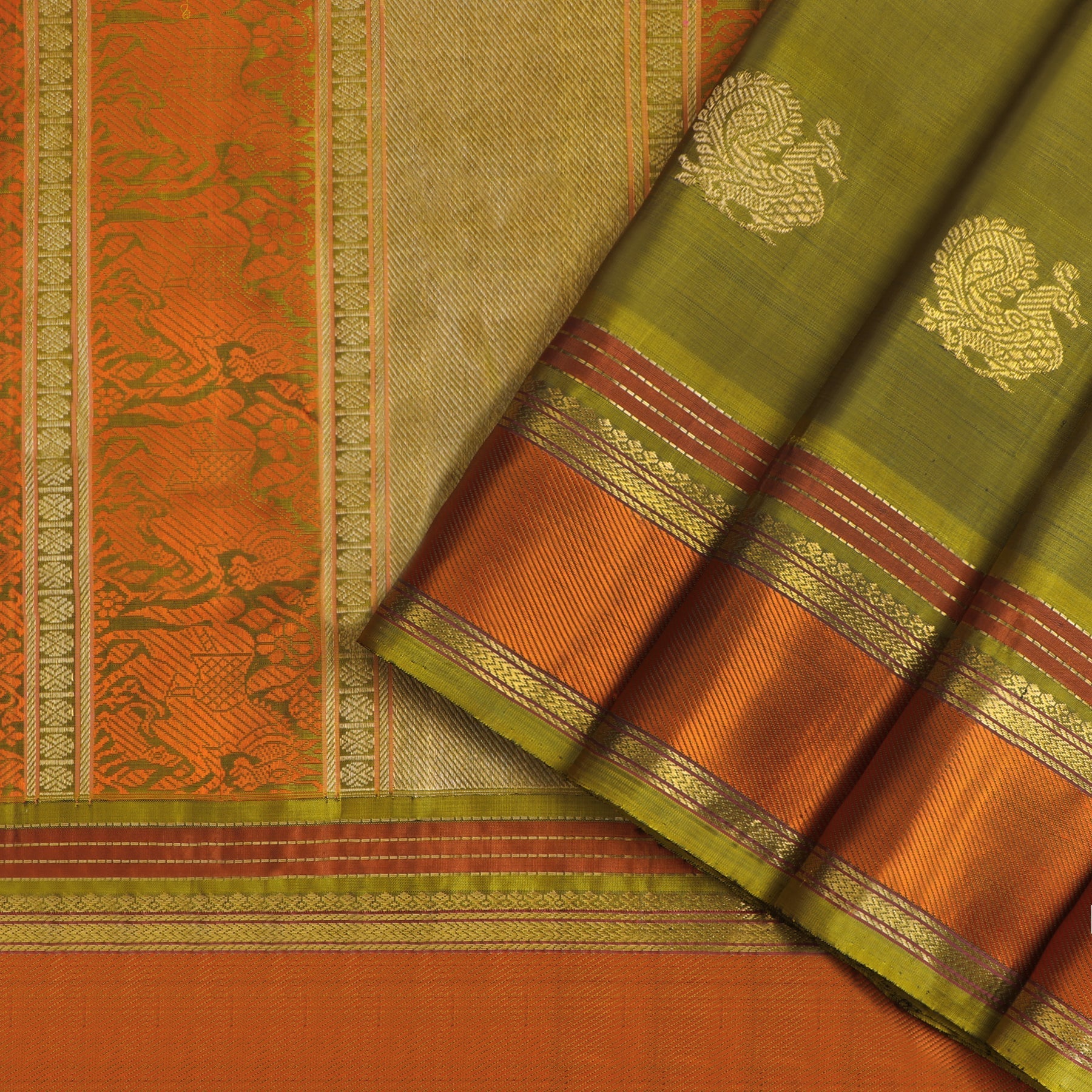 Kanakavalli Kanjivaram Silk Sari 20-040-HS001-01662 - Cover View