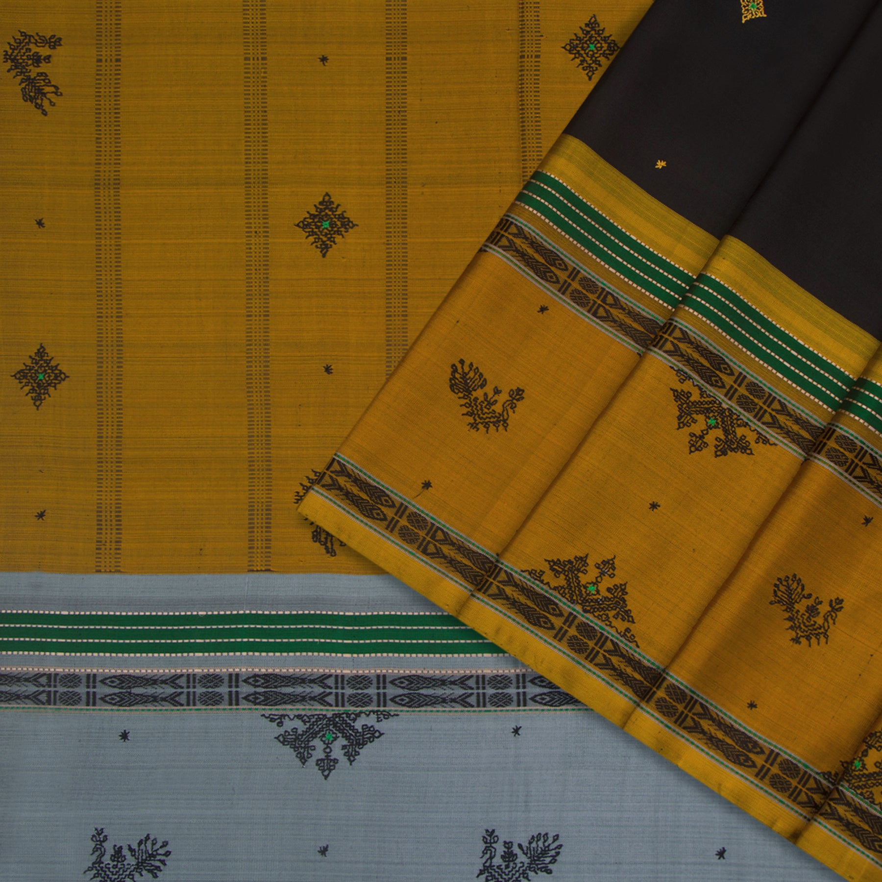 Kanakavalli X Kasuti Kanjivaram Silk Sari 20-040-HS001-01712 - Cover View