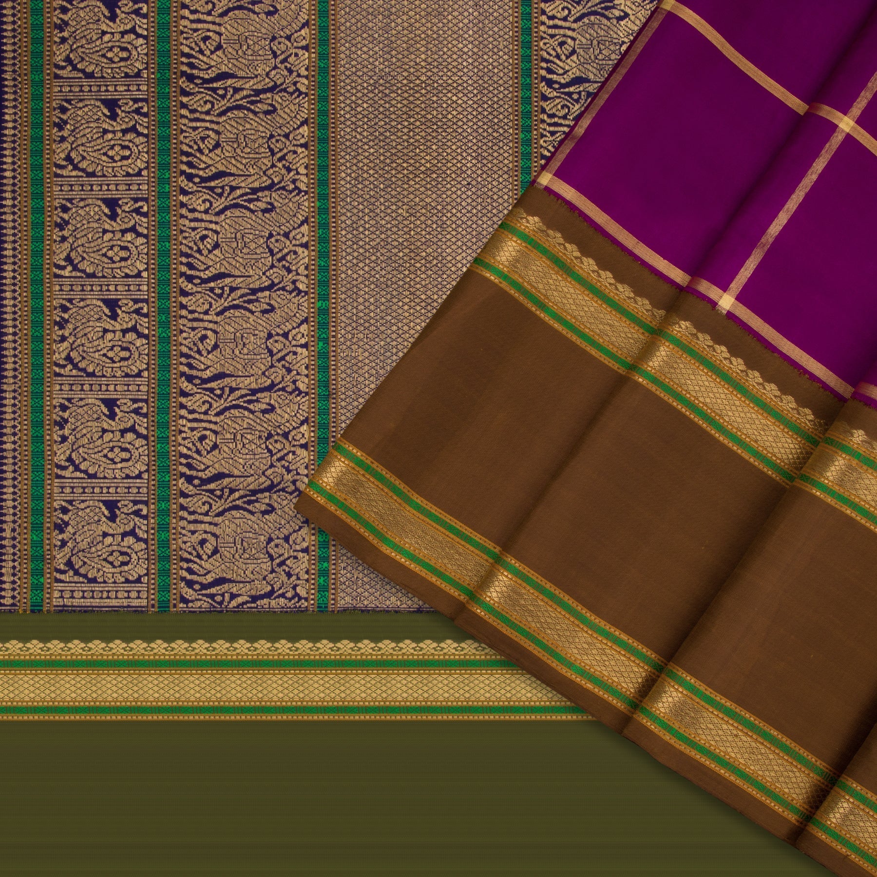 Kanakavalli Kanjivaram Silk Sari 20-040-HS001-02167 - Cover View