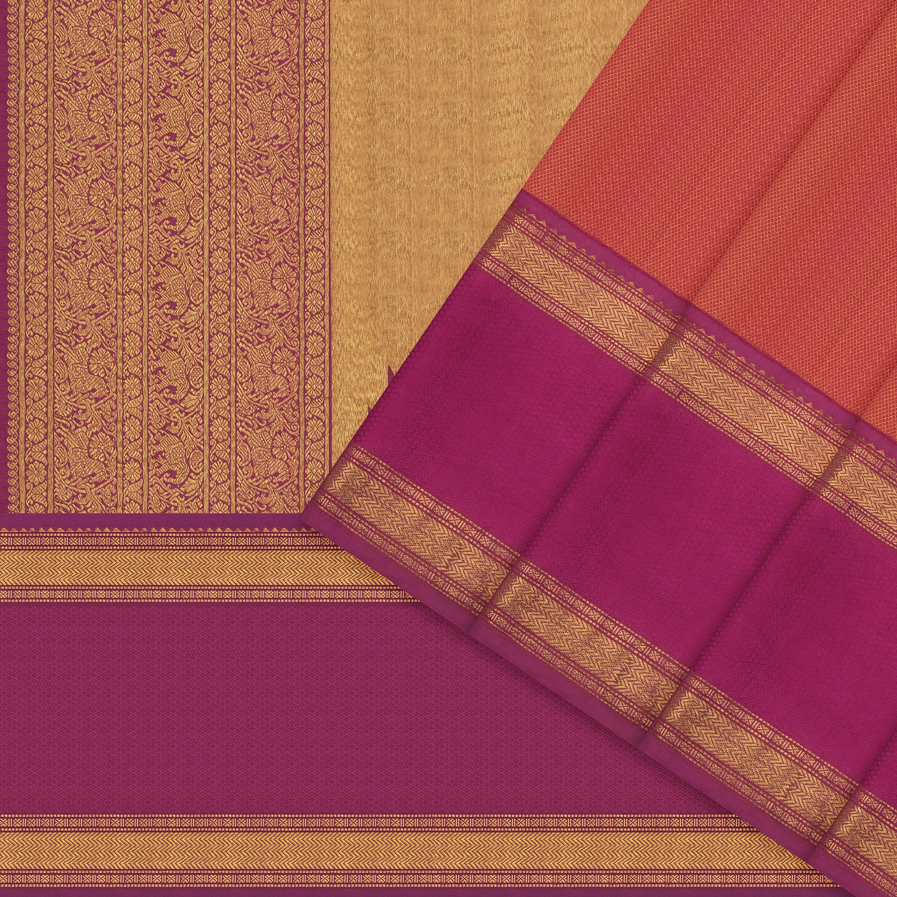 Kanakavalli Kanjivaram Silk Sari 20-040-HS001-02264 - Cover View