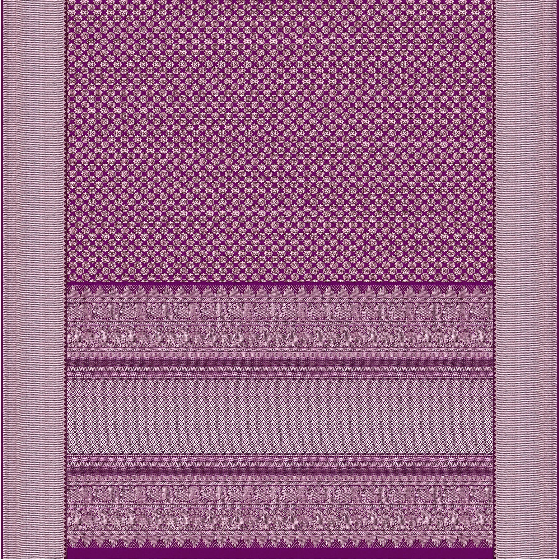 Kanakavalli Kanjivaram Silk Sari 20-100-HS001-00152 - Full View