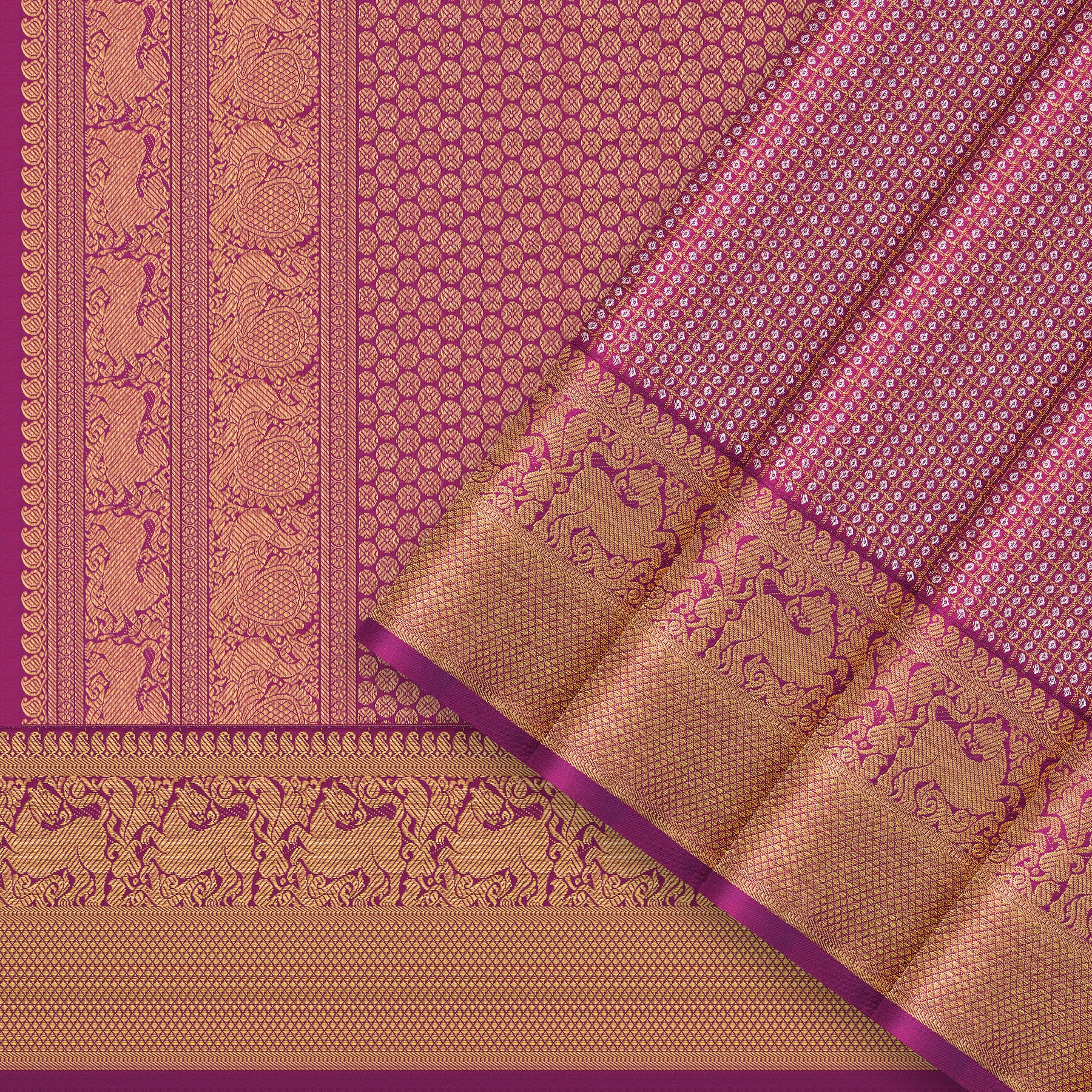 Kanakavalli Kanjivaram Silk Sari 20-110-HS001-01496 - Cover View